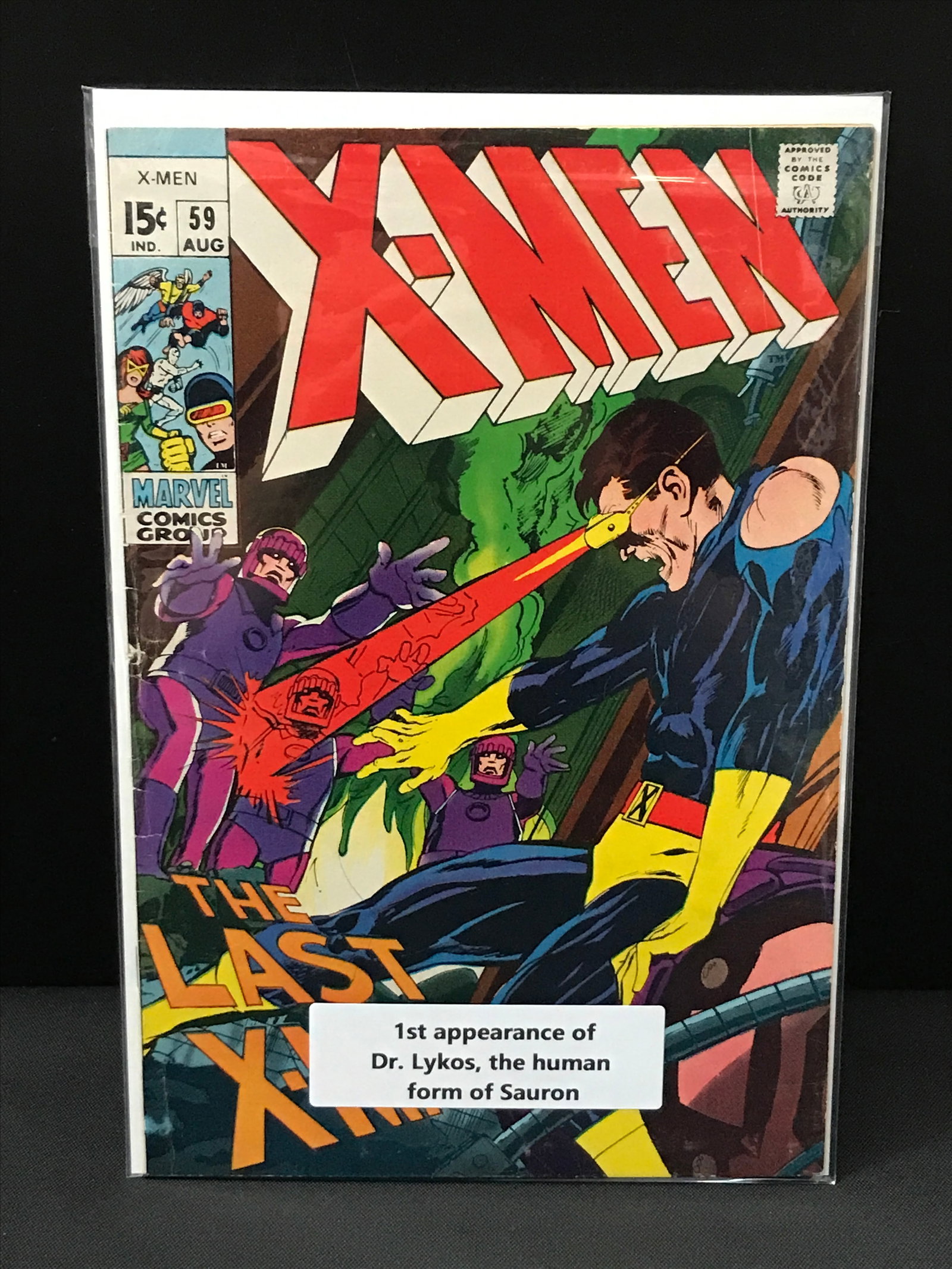 X-MEN #59 1ST APP DR. LYKOS - MARVEL COMICS: Prices are in Canadian dollars