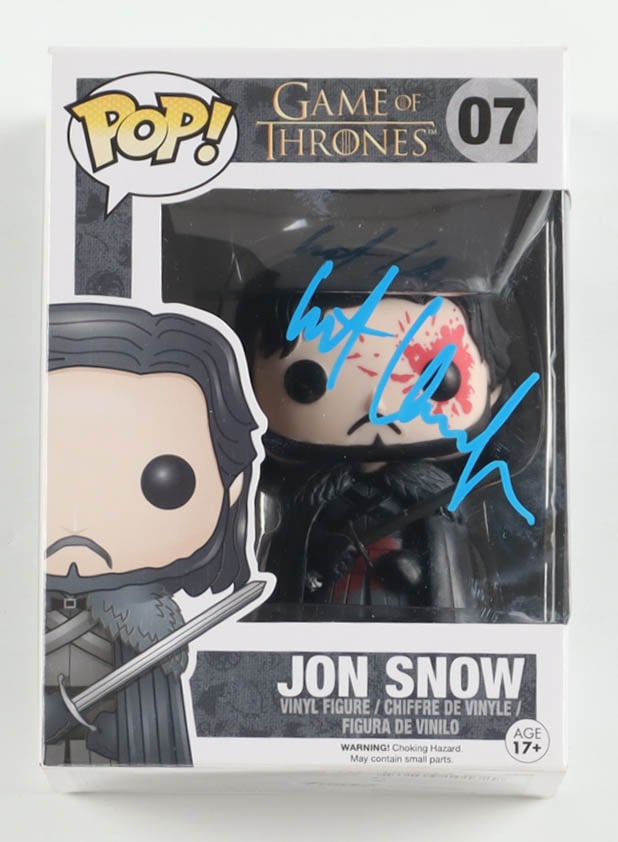 KIT HARRINGTON SIGNED JON SNOW FUNKO POP - PSA COA (1 of 2)