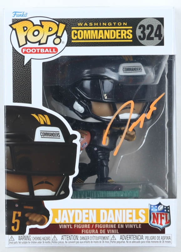 JAYDEN DANIELS SIGNED FUNKO POP - PSA COA (1 of 2)