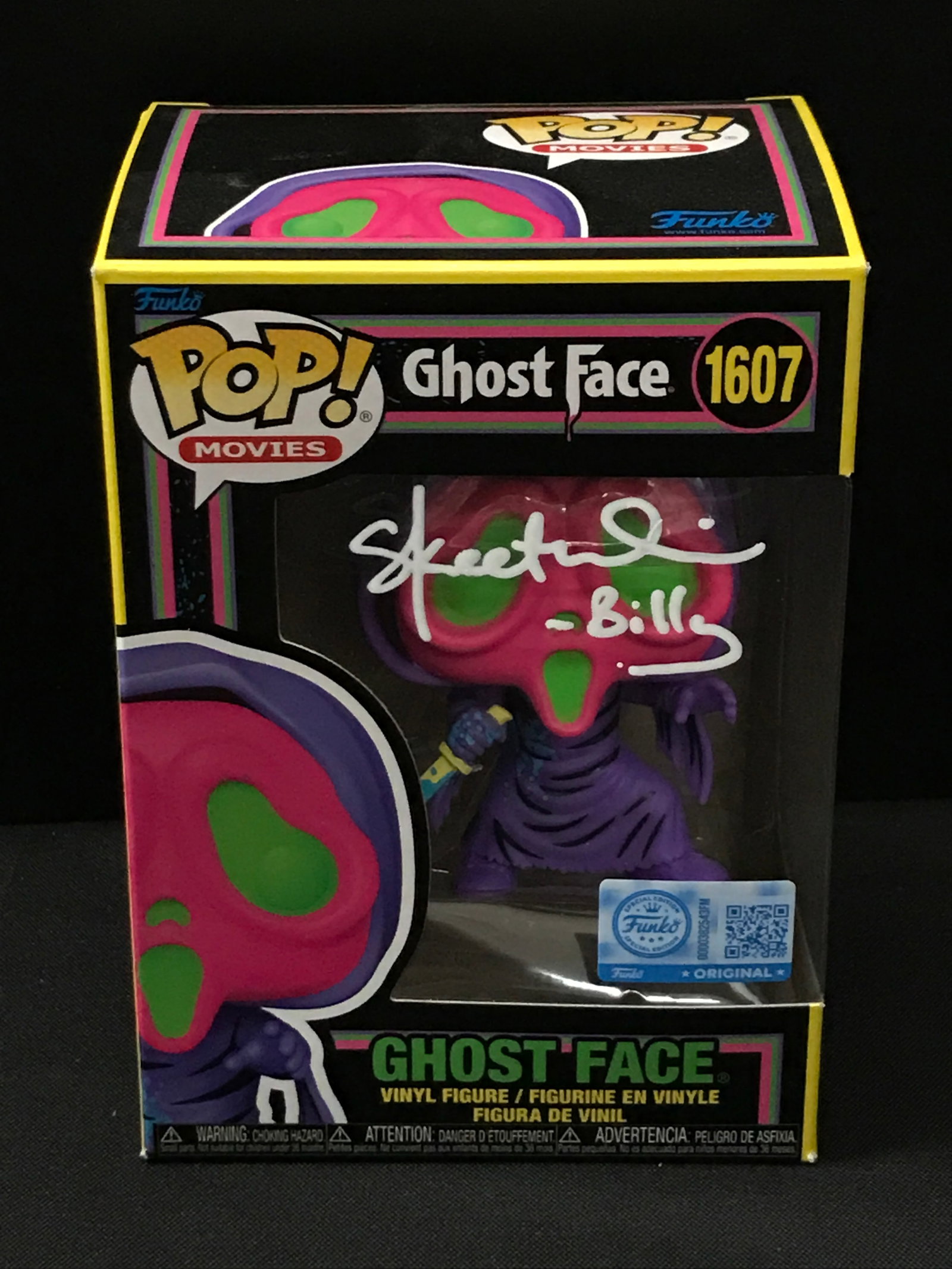 SKEET ULRICH SIGNED GHOSTFACE FUNKO POP BECKETT COA (1 of 1)