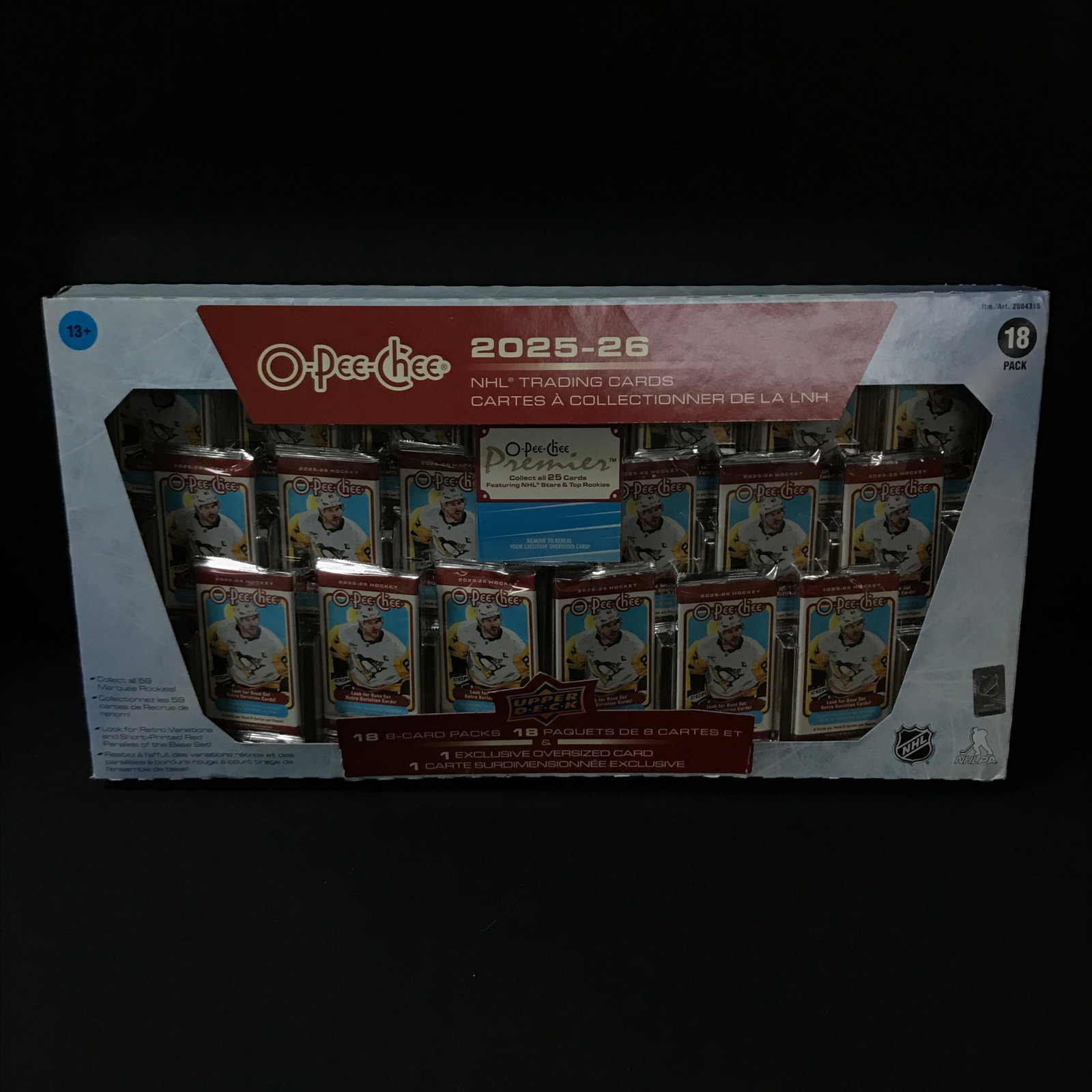 2025-26 OPC NHL TRADING CARDS SEALED TRADING CARD BOX: Prices are in Canadian dollars