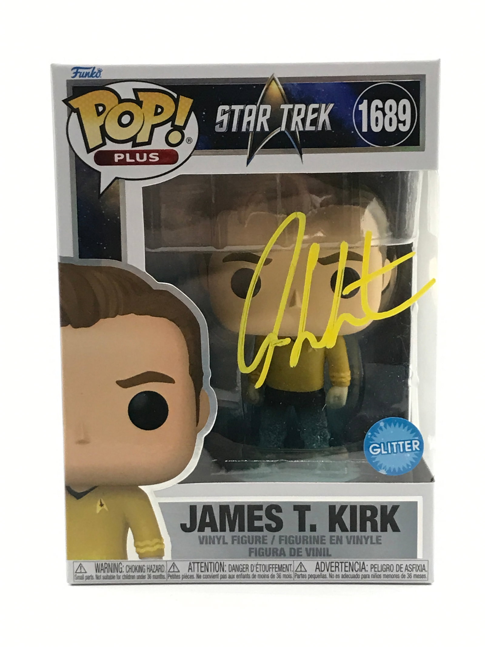WILLIAM SHATNER SIGNED STAR TREK FUNKO POP - WWOC COA: Prices are in Canadian dollars