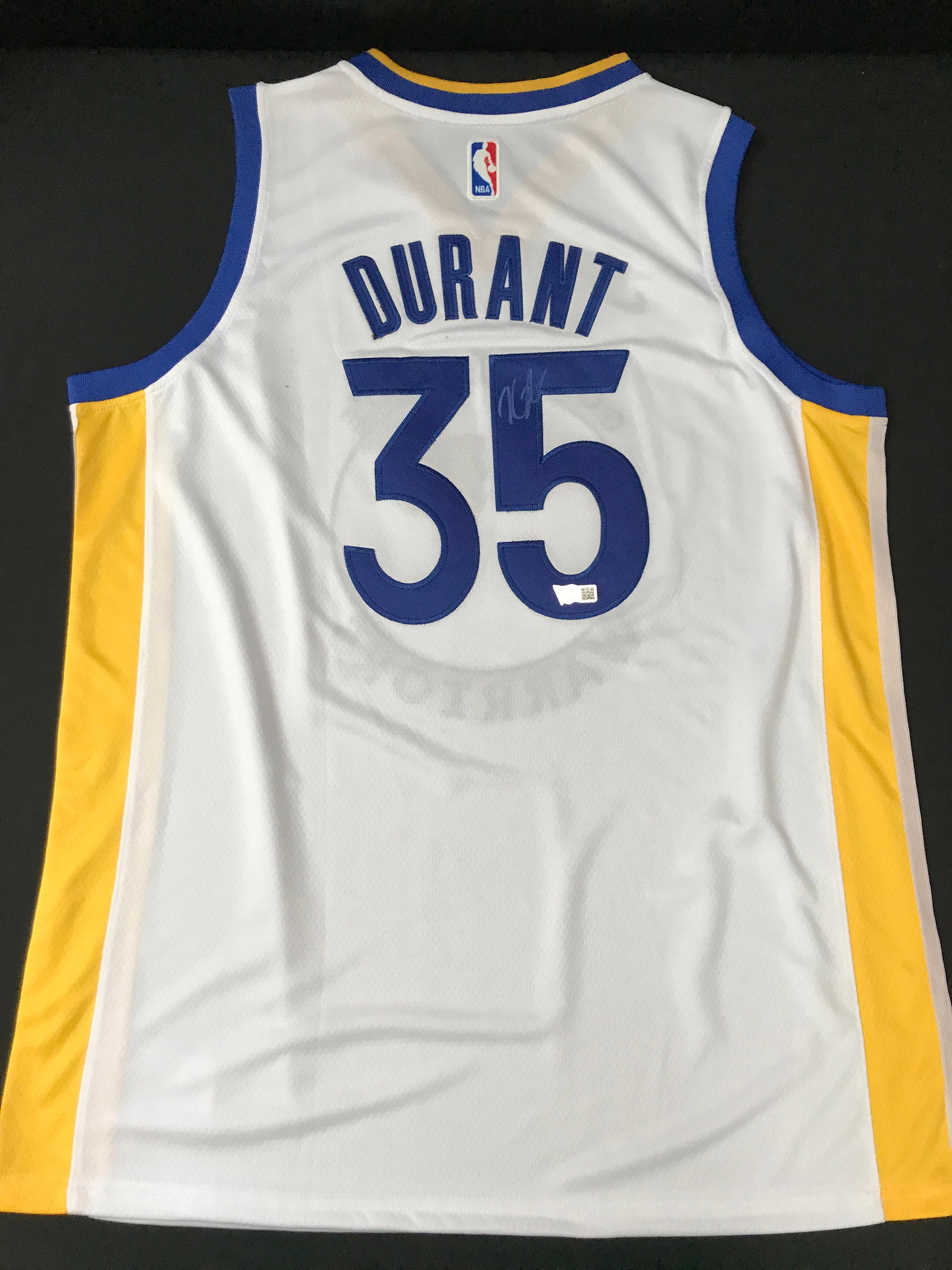 KEVIN DURANT SIGNED GOLDEN STATE WARRIORS CUSTOM JERSEY - ACE COA: Prices are in Canadian dollars
