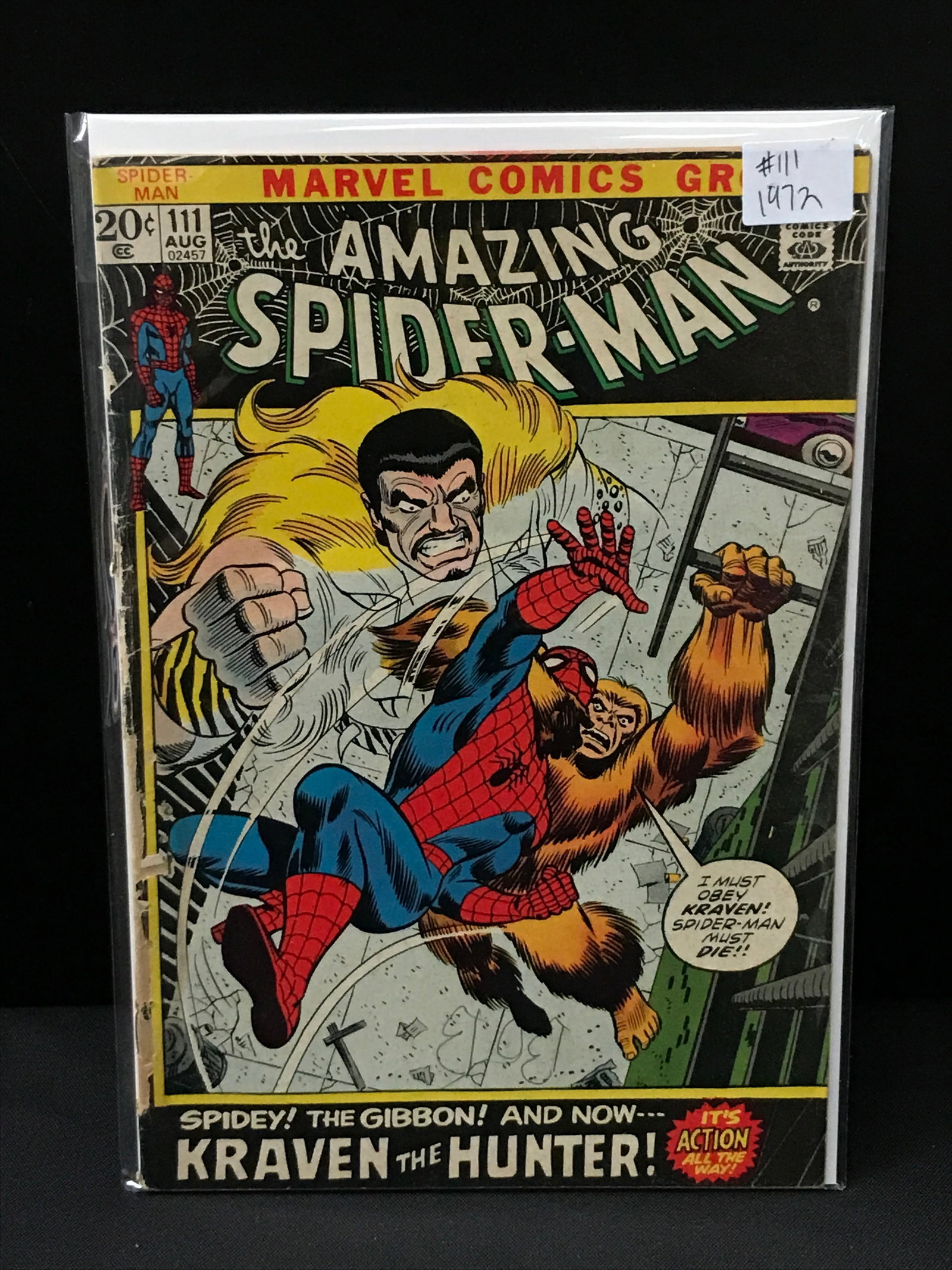 THE AMAZING SPIDERMAN #111 (1972) - MARVEL COMICS (1 of 1)