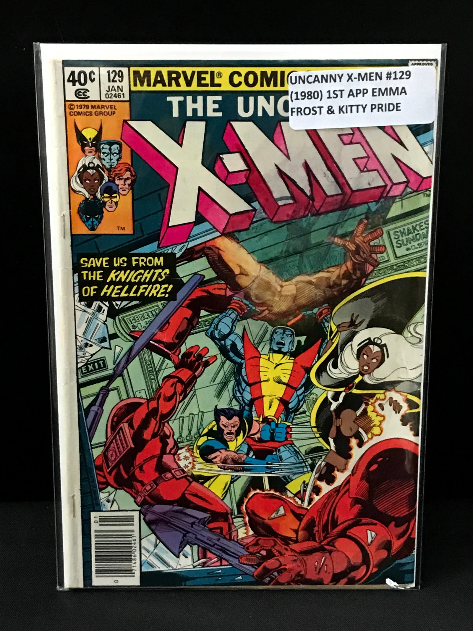 THE UNCANNY X-MEN #129 (1980) 1ST APP EMMA FROST & KITTY PRYDE - MARVEL COMICS: Prices are in Canadian dollars