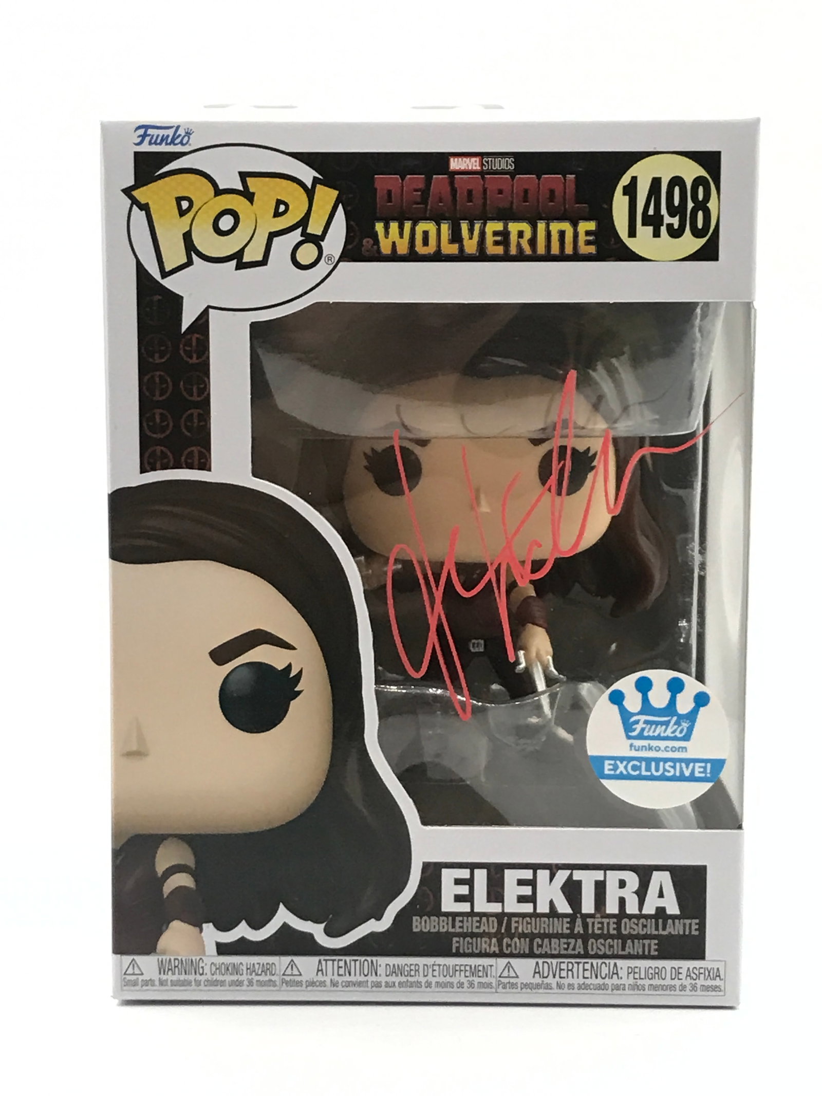 JENNIFER GARNER SIGNED ELEKTRA FUNKO POP - KB COA (1 of 2)