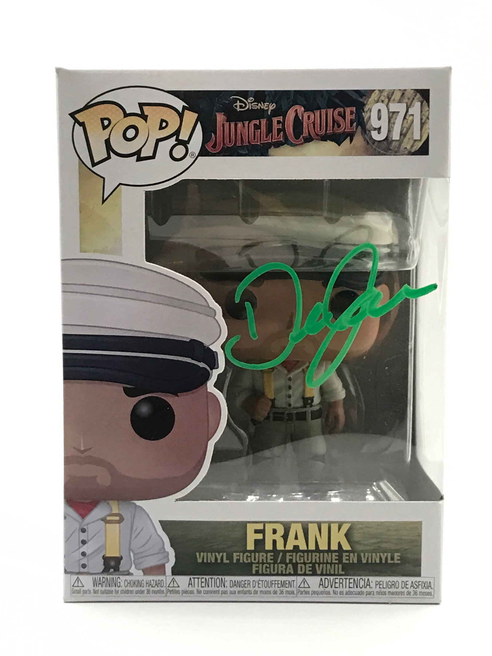 DWAYNE JOHNSON SIGNED FRANK JUNGLE CRUISE FUNKO POP - KB COA (1 of 2)