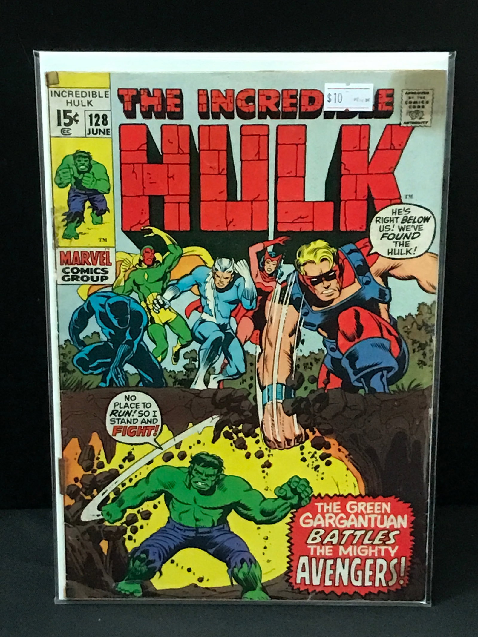 THE INCREDIBLE HULK #128 - MARVEL COMICS: Prices are in Canadian dollars