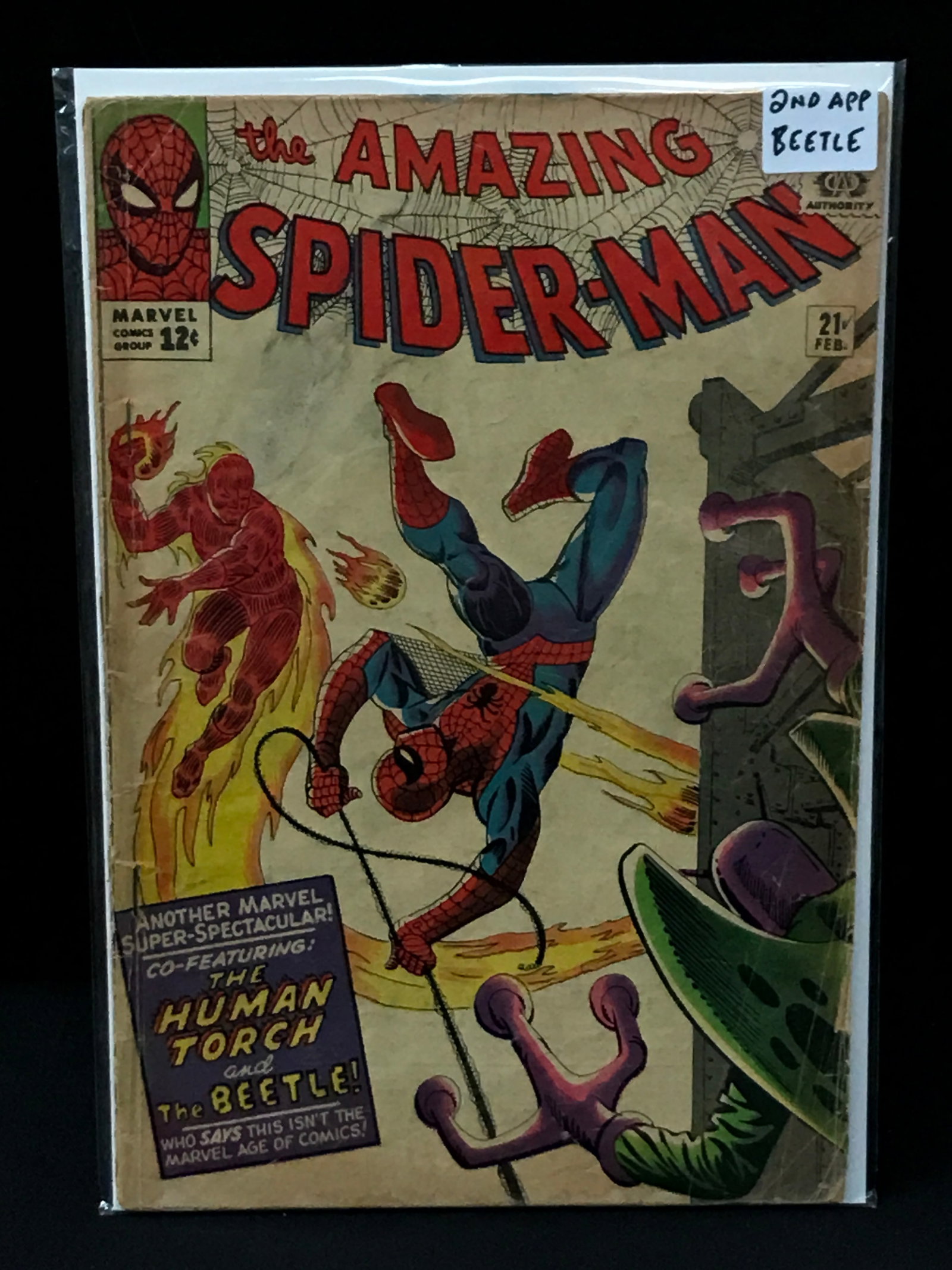 THE AMAZING SPIDERMAN #21 2ND APP THE BEETLE - MARVEL COMICS (1 of 1)