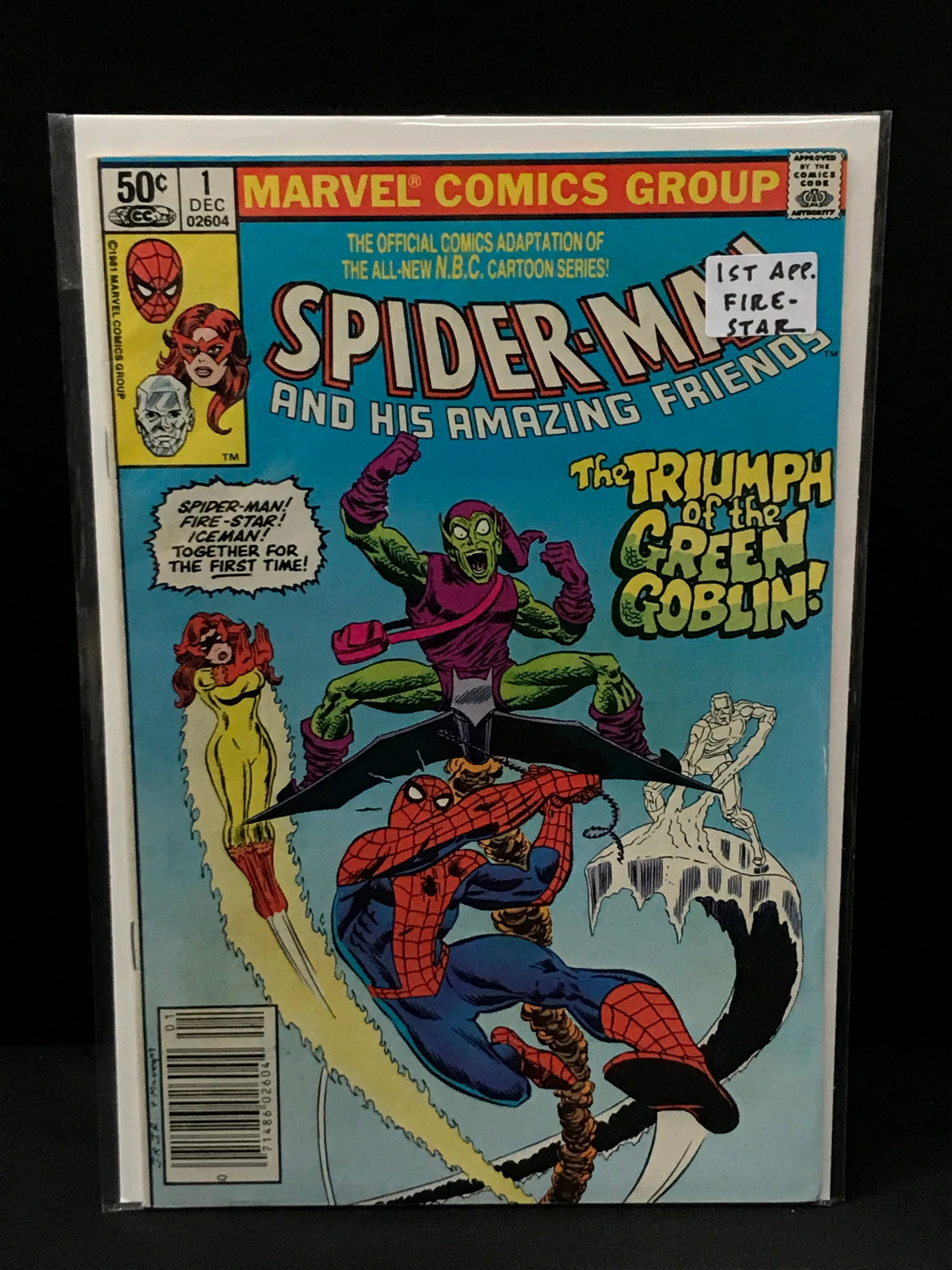 SPIDERMAN AND HIS AMAZING FRIENDS #1 1ST APP FIRESTAR - MARVEL COMICS (1 of 1)