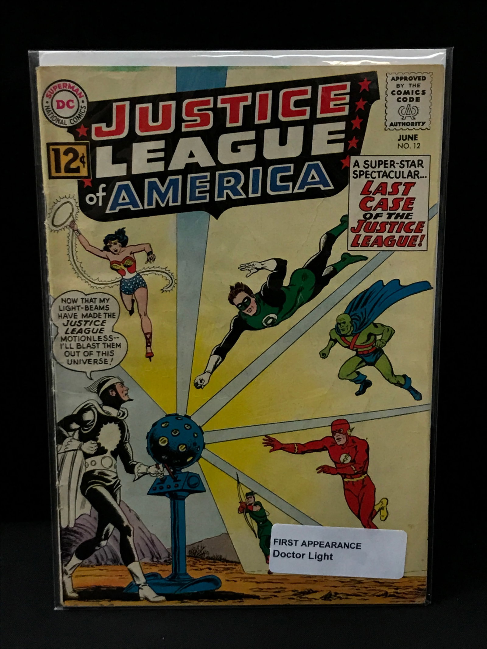 JUSTICE LEAGUE OF AMERICA #12 1ST 1PP DOCTOR LIGHT - DC COMICS (1 of 1)