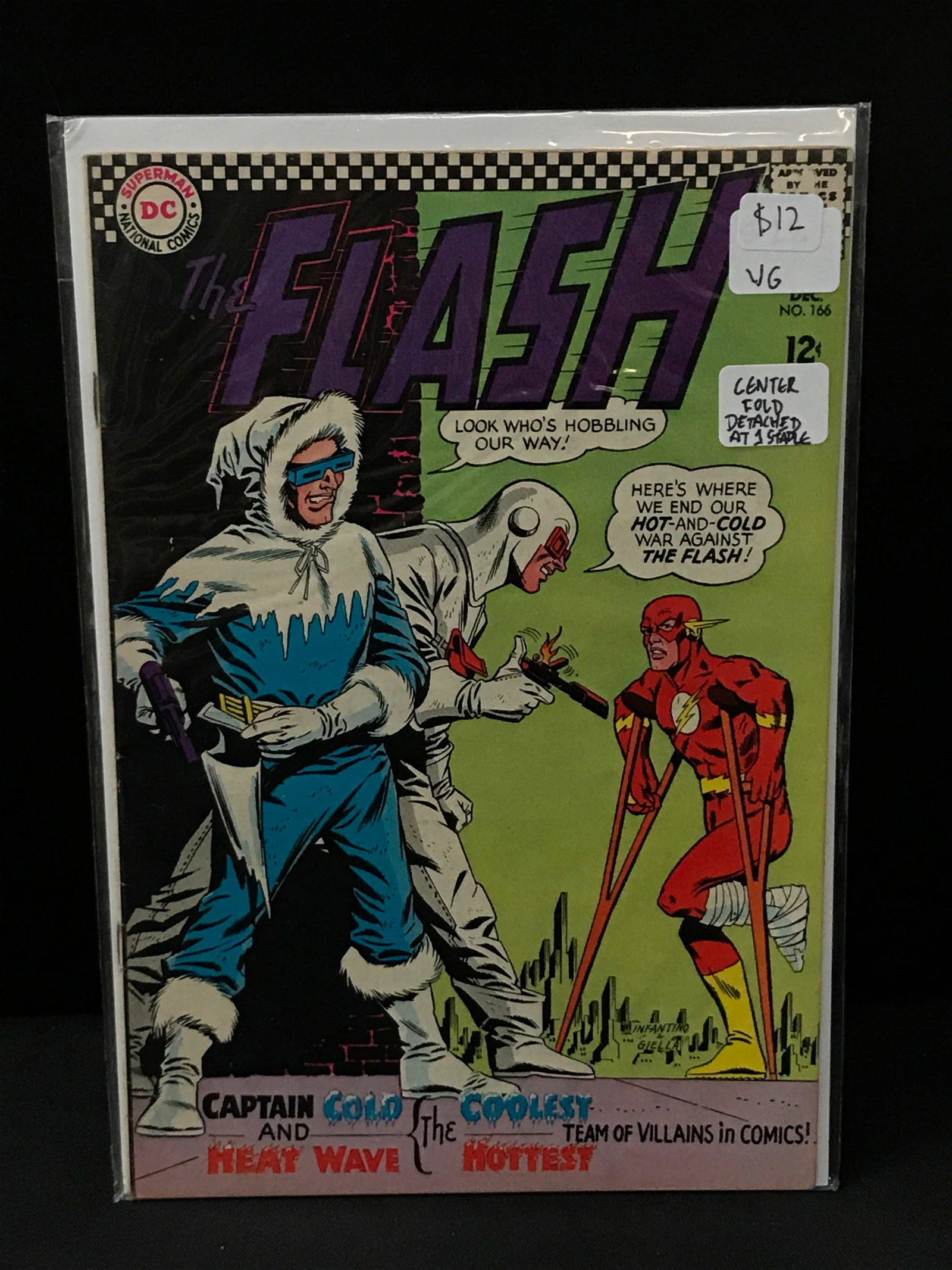 THE FLASH #166 - DC COMICS (1 of 1)