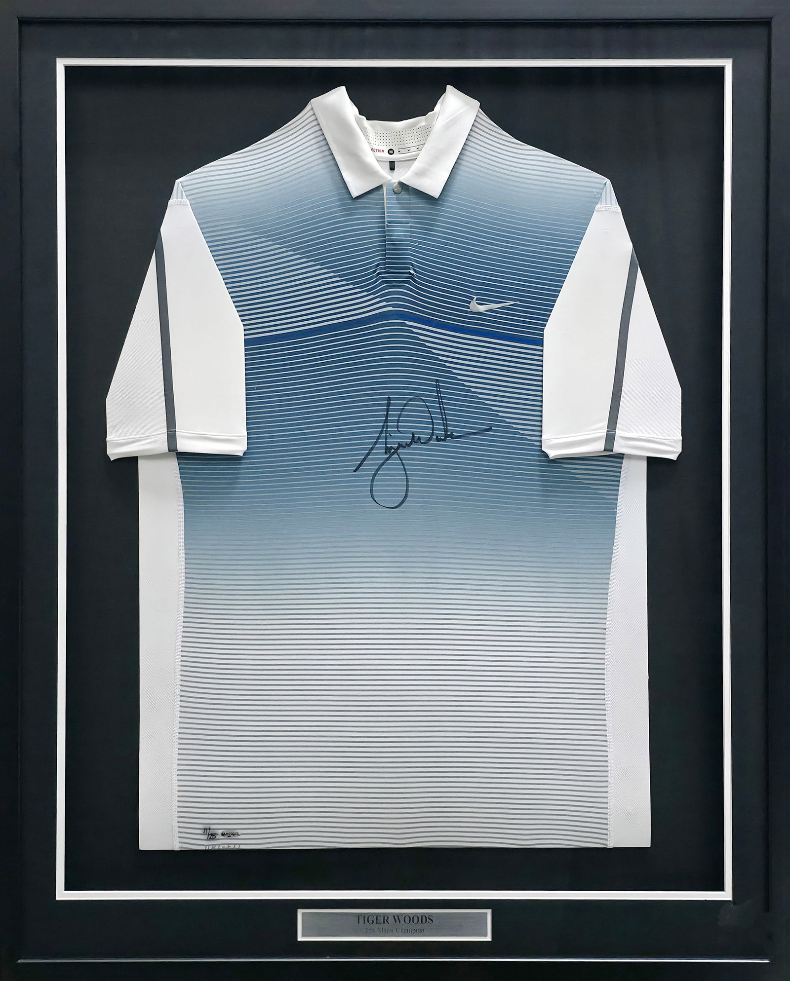 TIGER WOODS SIGNED AND FRAMED JERSEY - UPPER DECK COA (1 of 4)