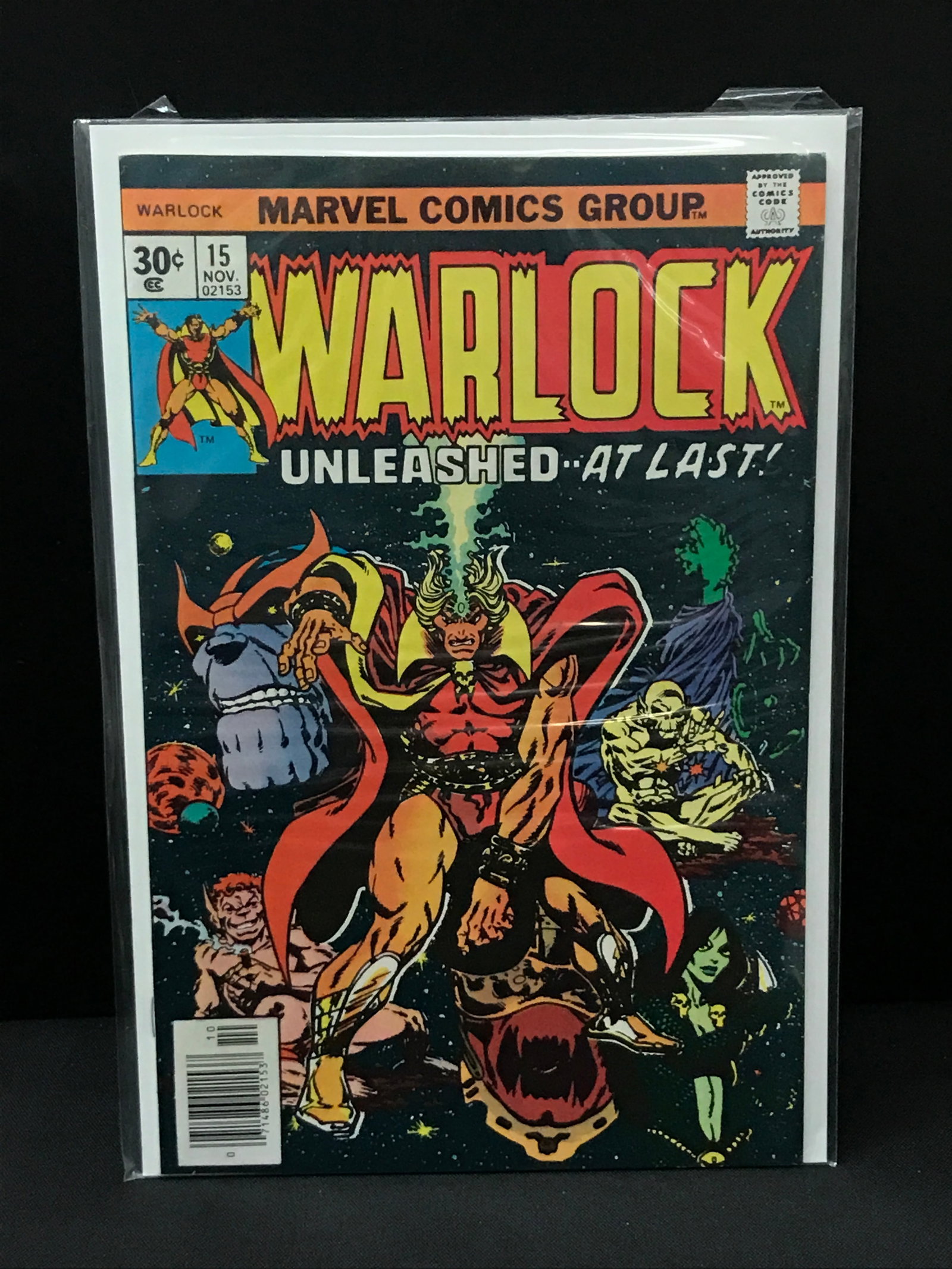 WARLOCK #15 - MARVEL COMICS: Prices are in Canadian dollars