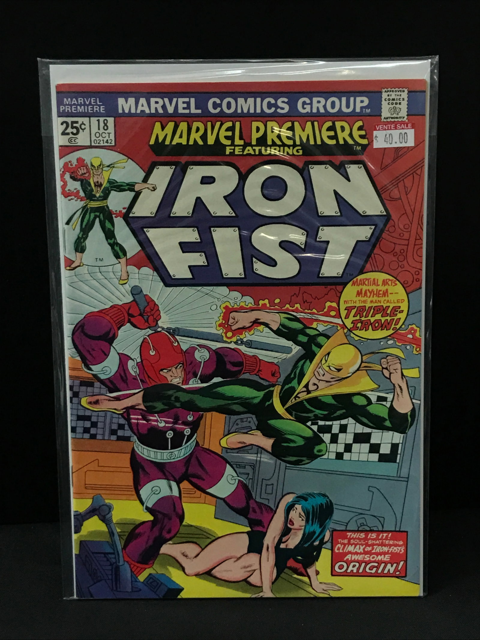 MARVEL PREMIERE #18 - MARVEL COMICS (1 of 1)