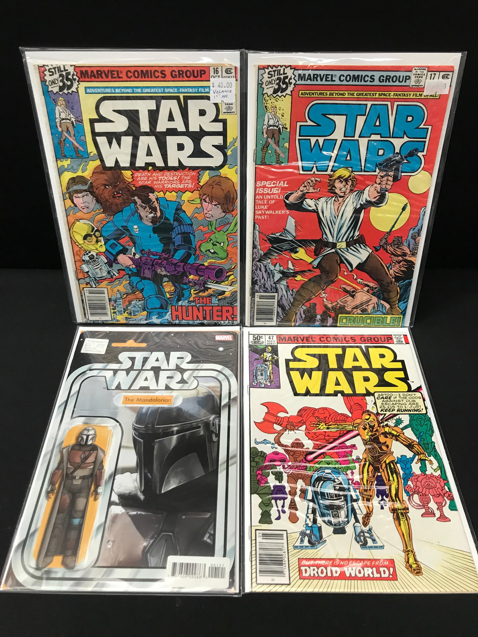 LOT OF 4 STAR WARS COMICS - MARVEL COMICS (1 of 1)