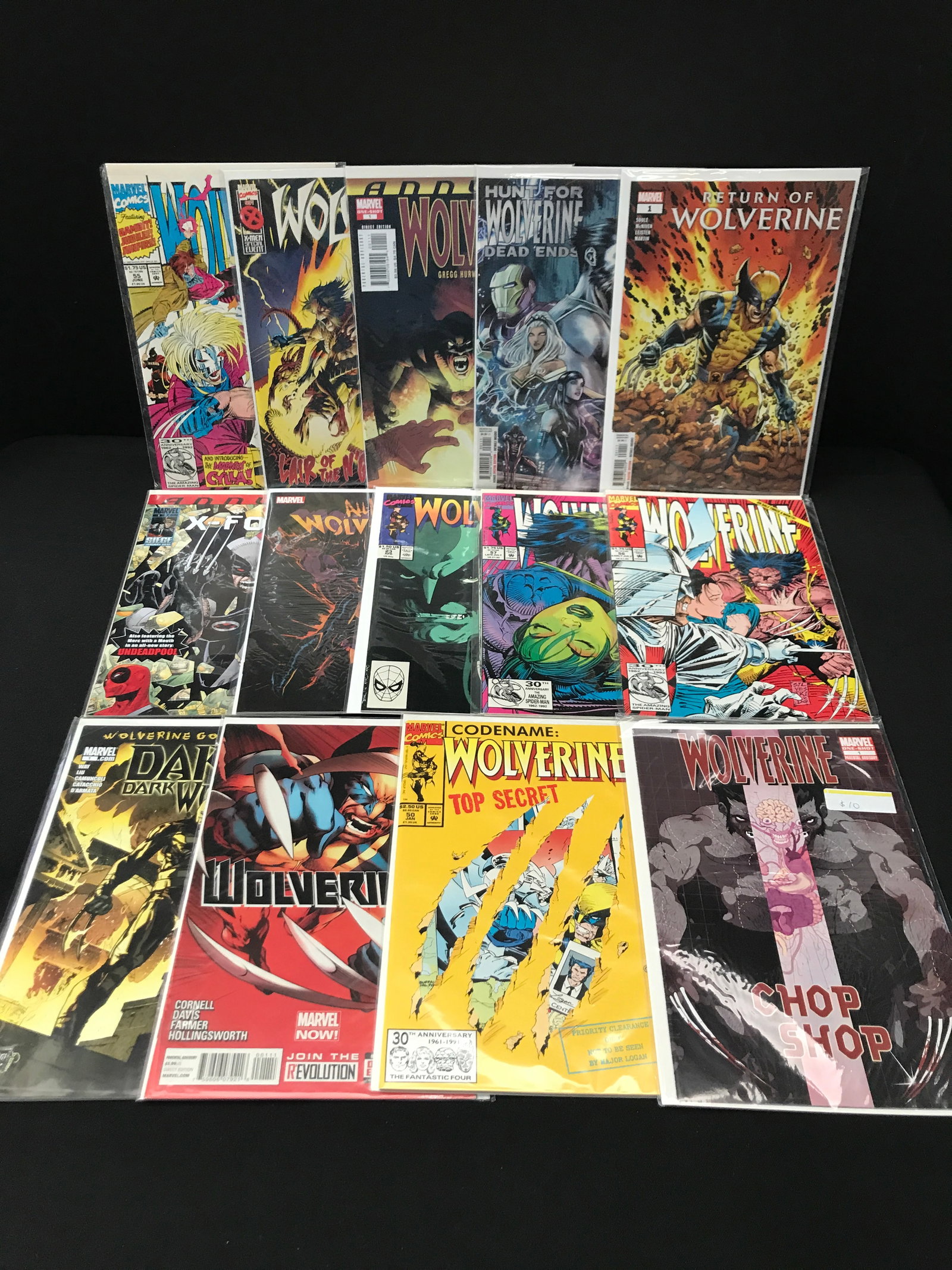 LOT OF 14 WOLVERINE COMICS - MARVEL COMICS (1 of 1)