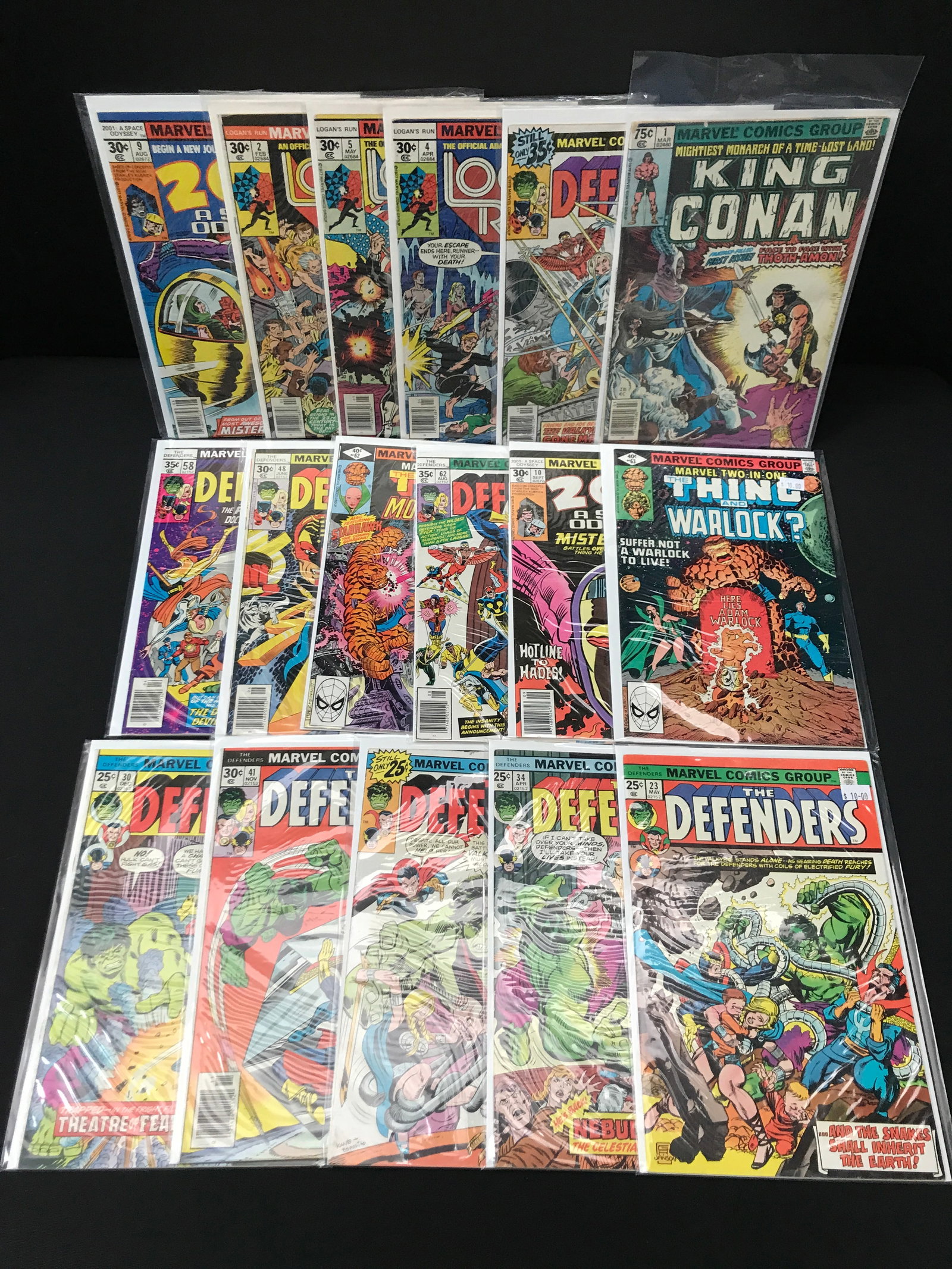 LOT OF 17 MIXED TITLE COMICS - MARVEL COMICS: Prices are in Canadian dollars