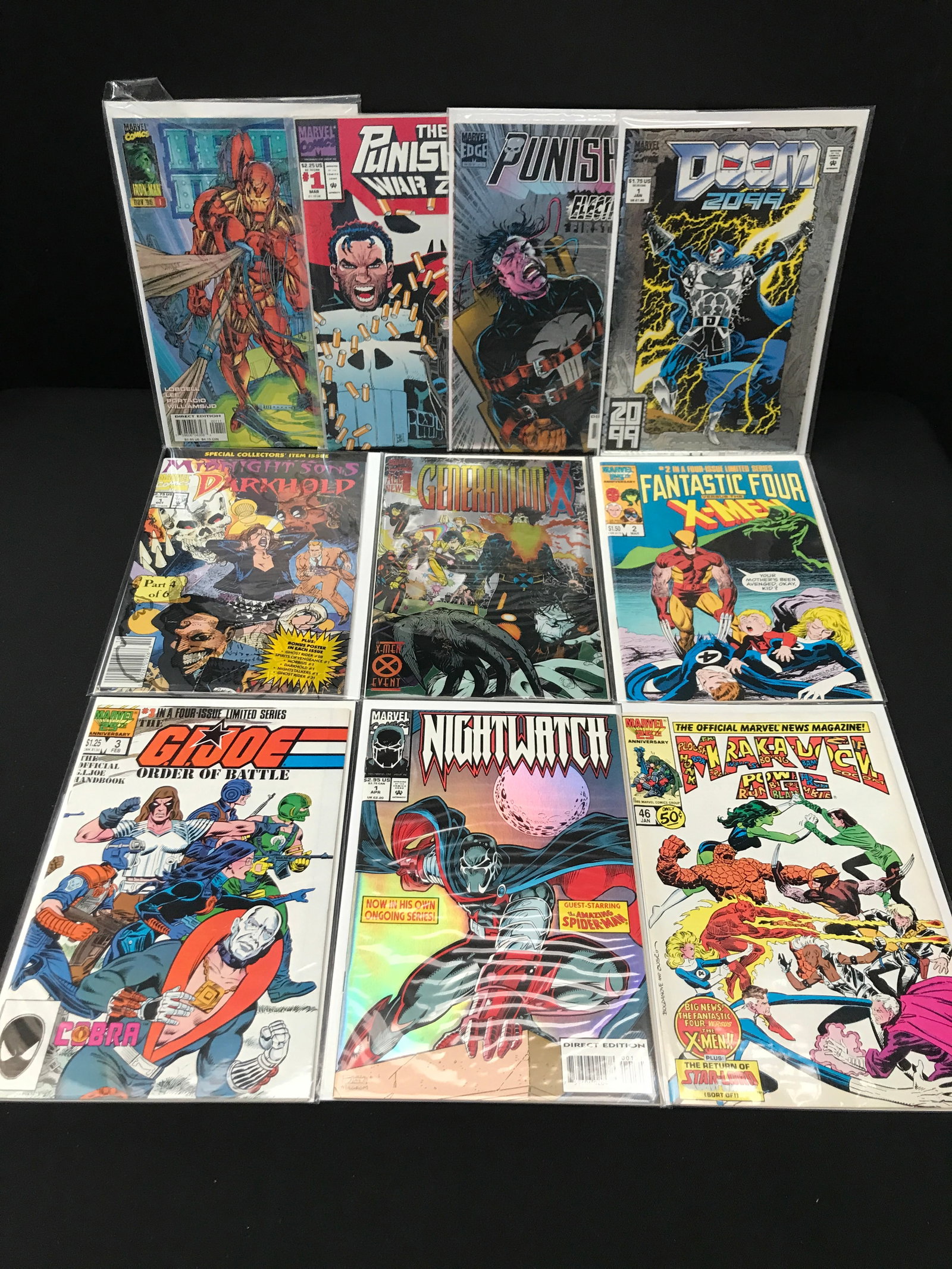 LOT OF 10 MIXED TITLE COMICS - MARVEL COMICS (1 of 1)