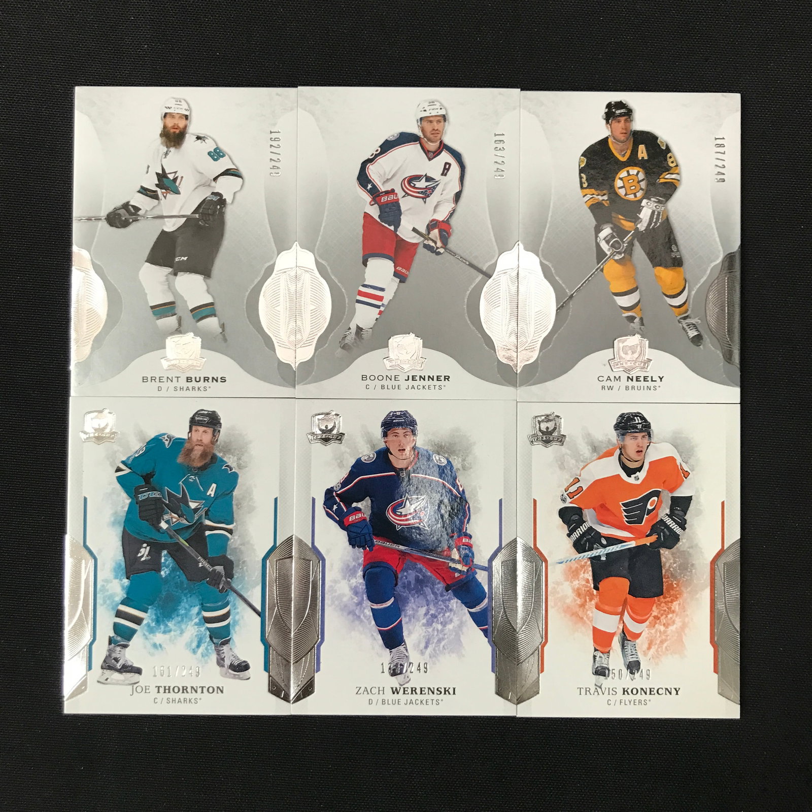 LOT OF 6 UPPER DECK THE CUP HOCKEY TRADING CARDS - ALL OUT OF /249 (1 of 1)