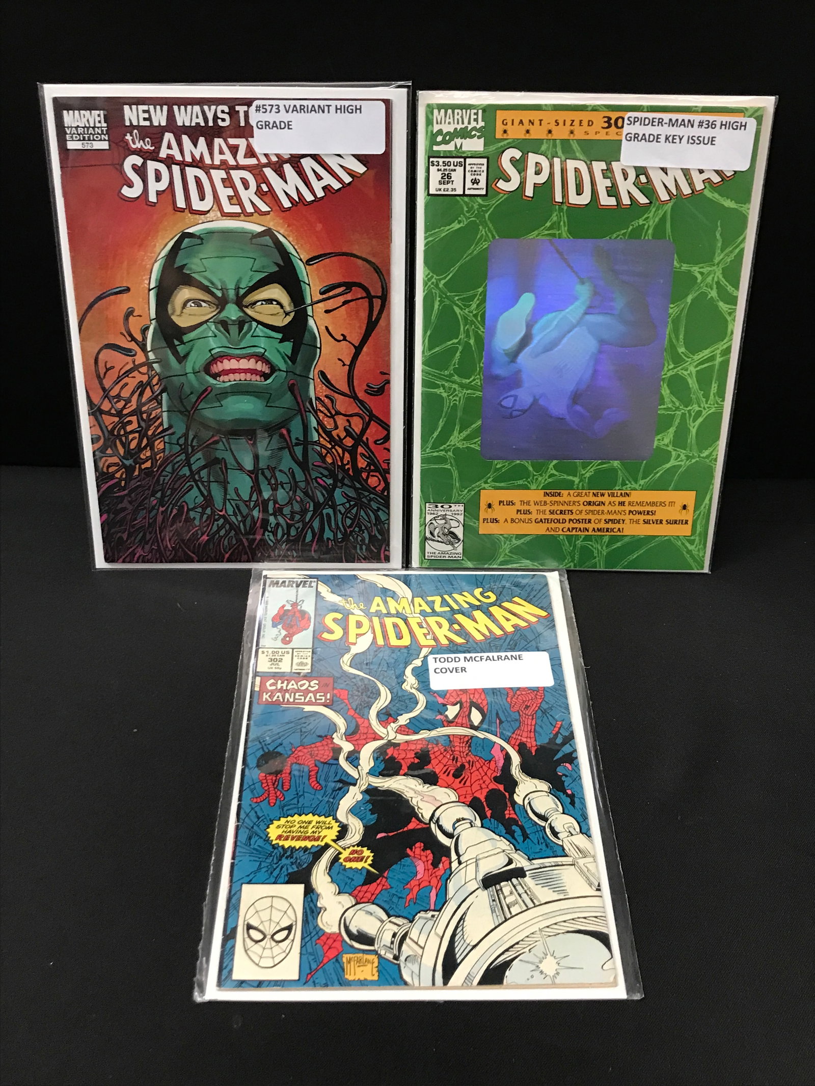 LOT OF 3 AMAZING SPIDERMAN COMICS - MARVEL COMICS (1 of 1)