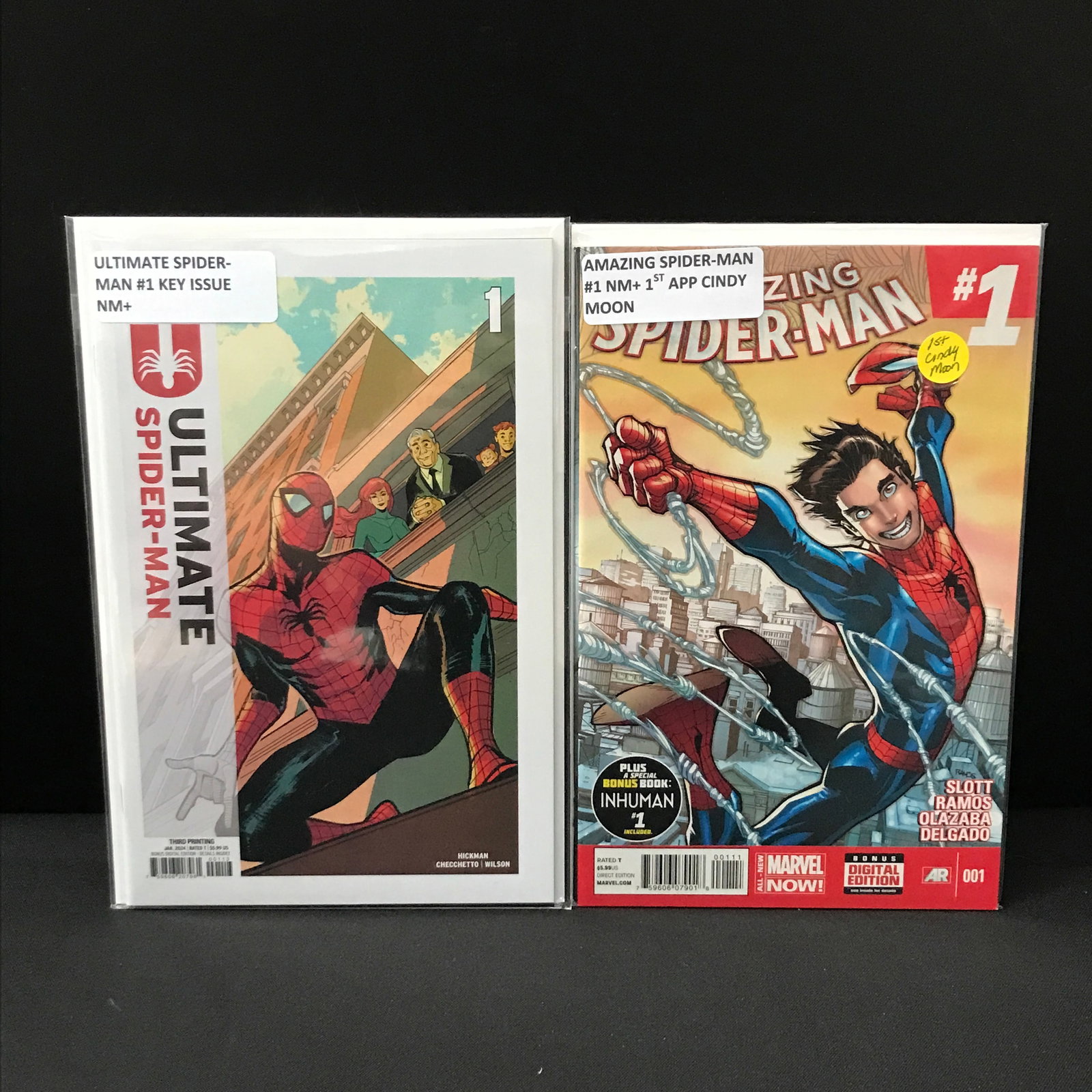 LOT OF 2 SPIDERMAN #1 COMICS - MARVEL COMICS (1 of 1)