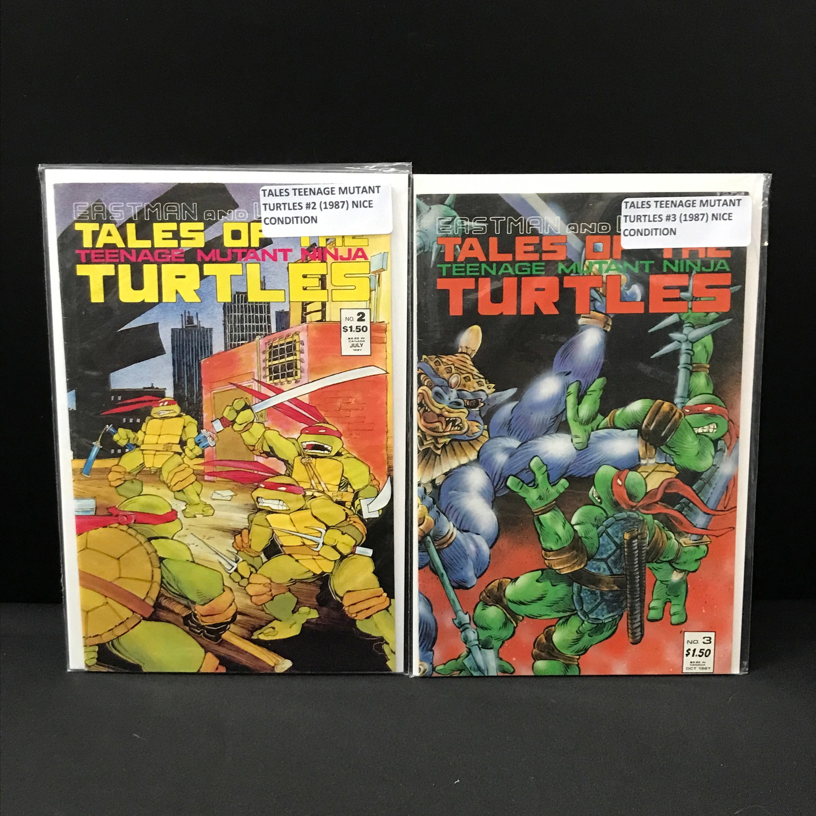 LOT OF 2 TEENAGE MUTANT NINJA TUTLES COMICS - EASTMAN AND LAIRD (1 of 1)