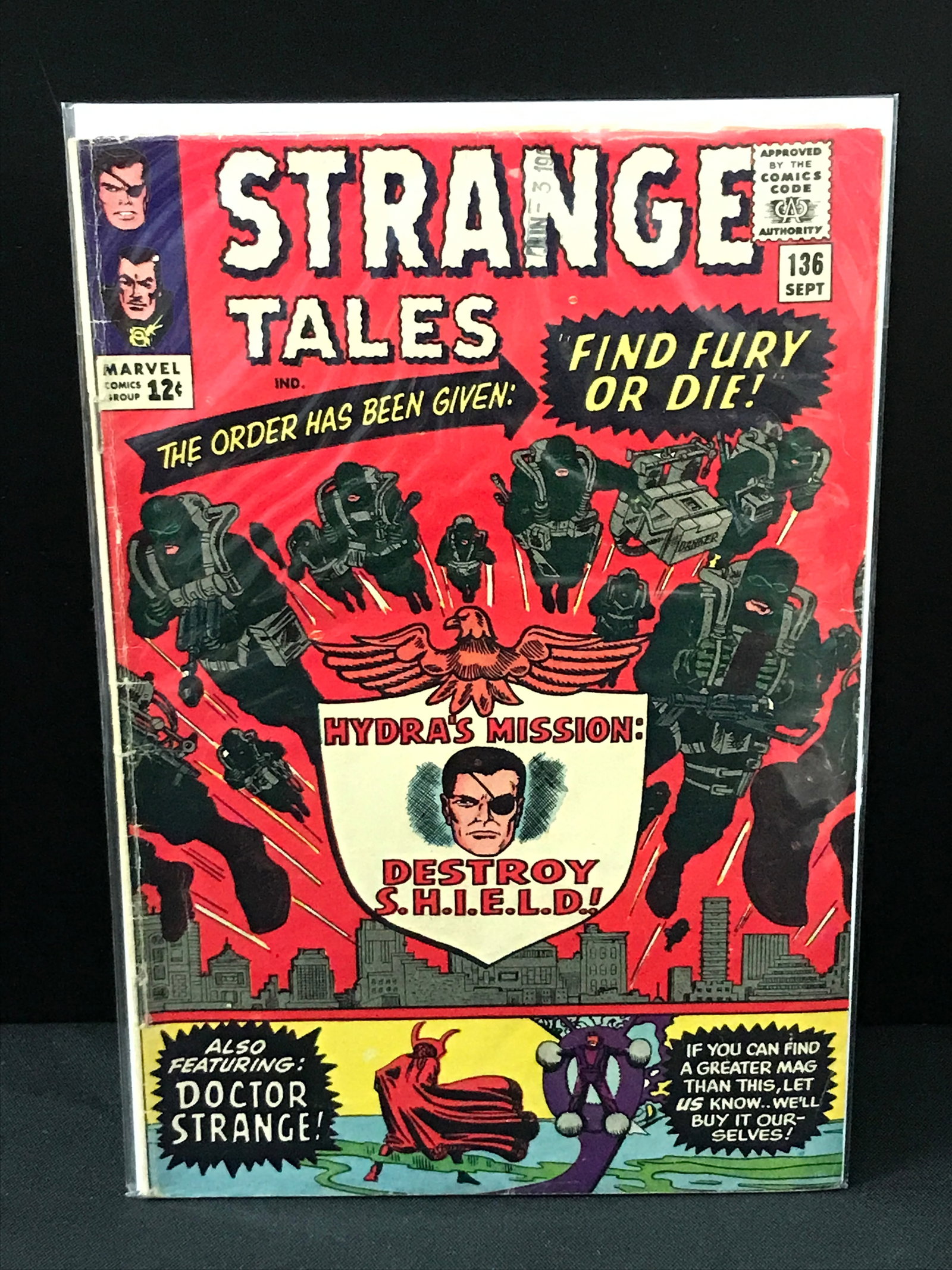 MARVEL COMICS STRANGE TALES NO.136 (1 of 1)