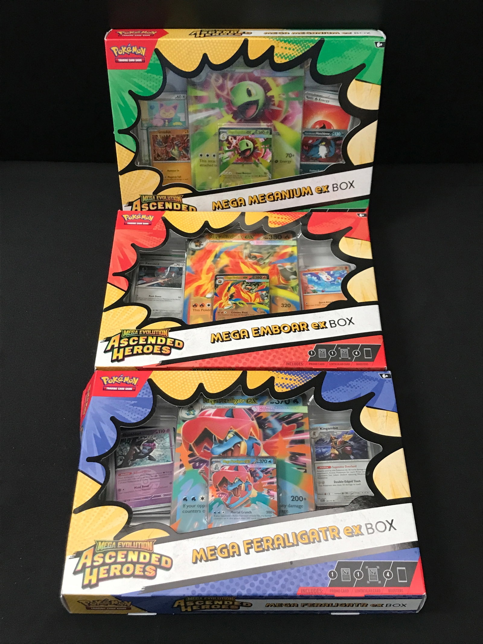 LOT OF POKEMON TCG 3 BOXES OF MEGA BOXES - BULK: Prices are in Canadian dollars