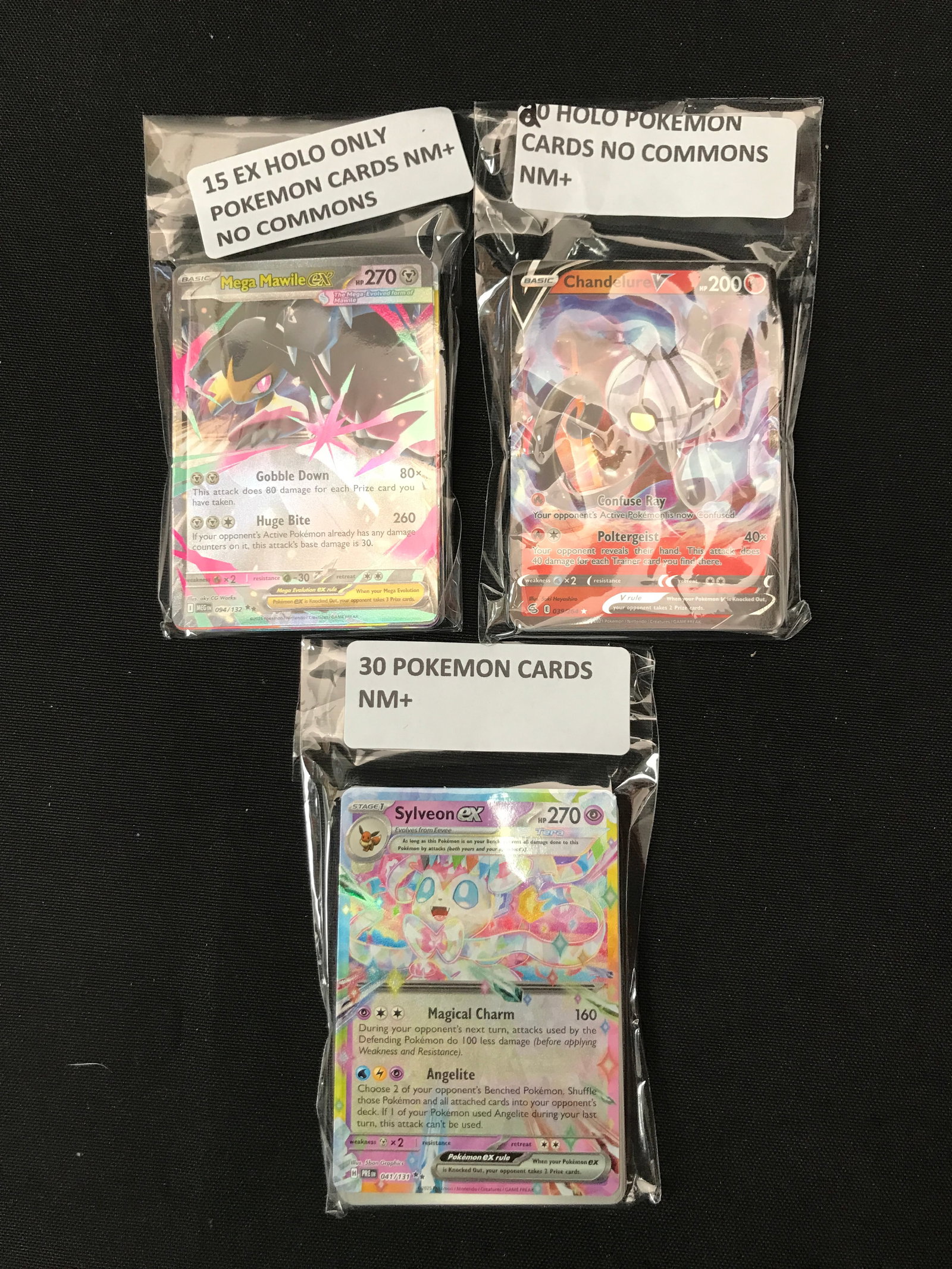 LOT OF 65 POKEMON TCG TRADING CARDS: Prices are in Canadian dollars