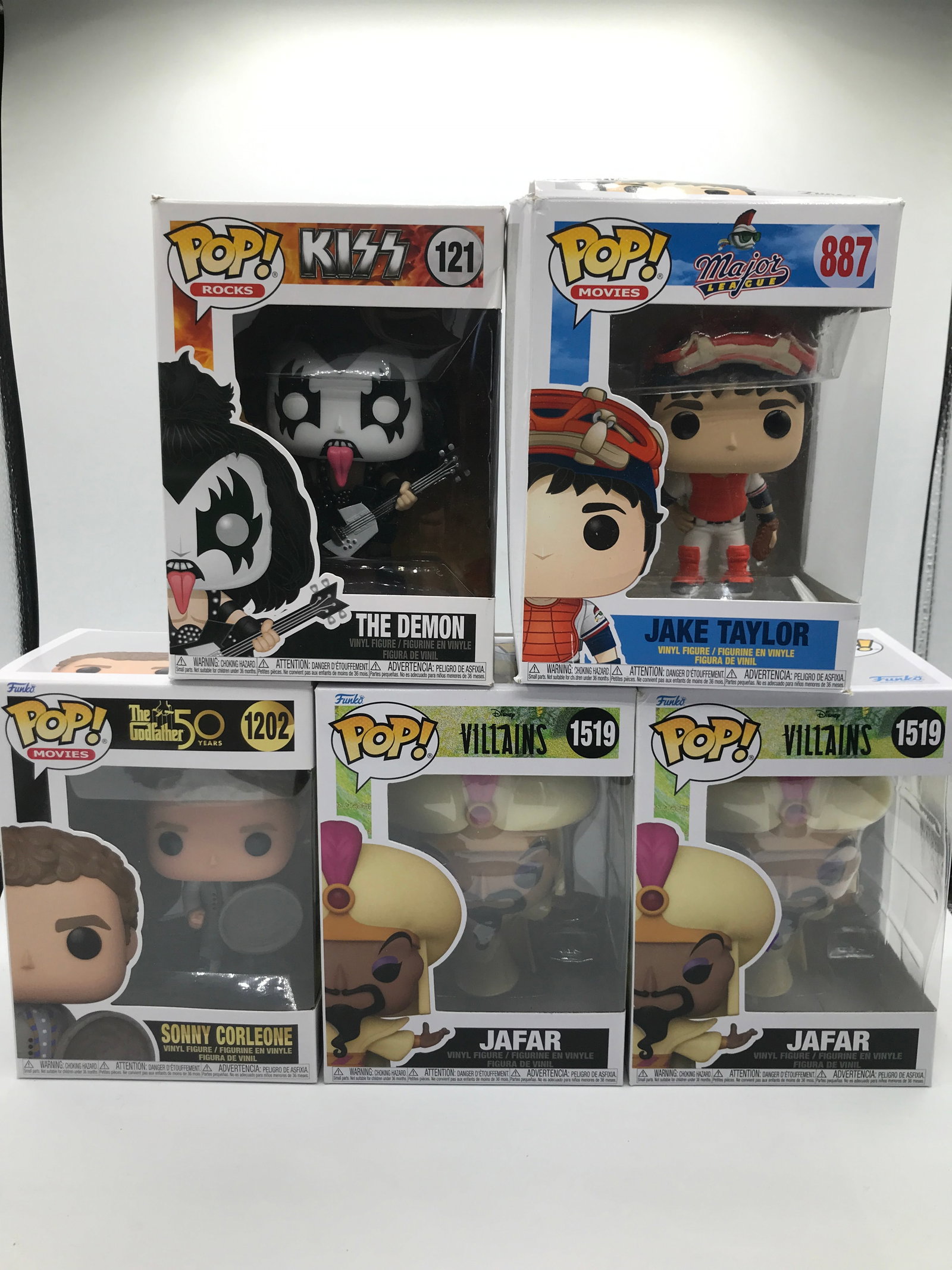 LOT OF 5 FUNKO POP IN ORIGINAL PACKAGING (1 of 1)