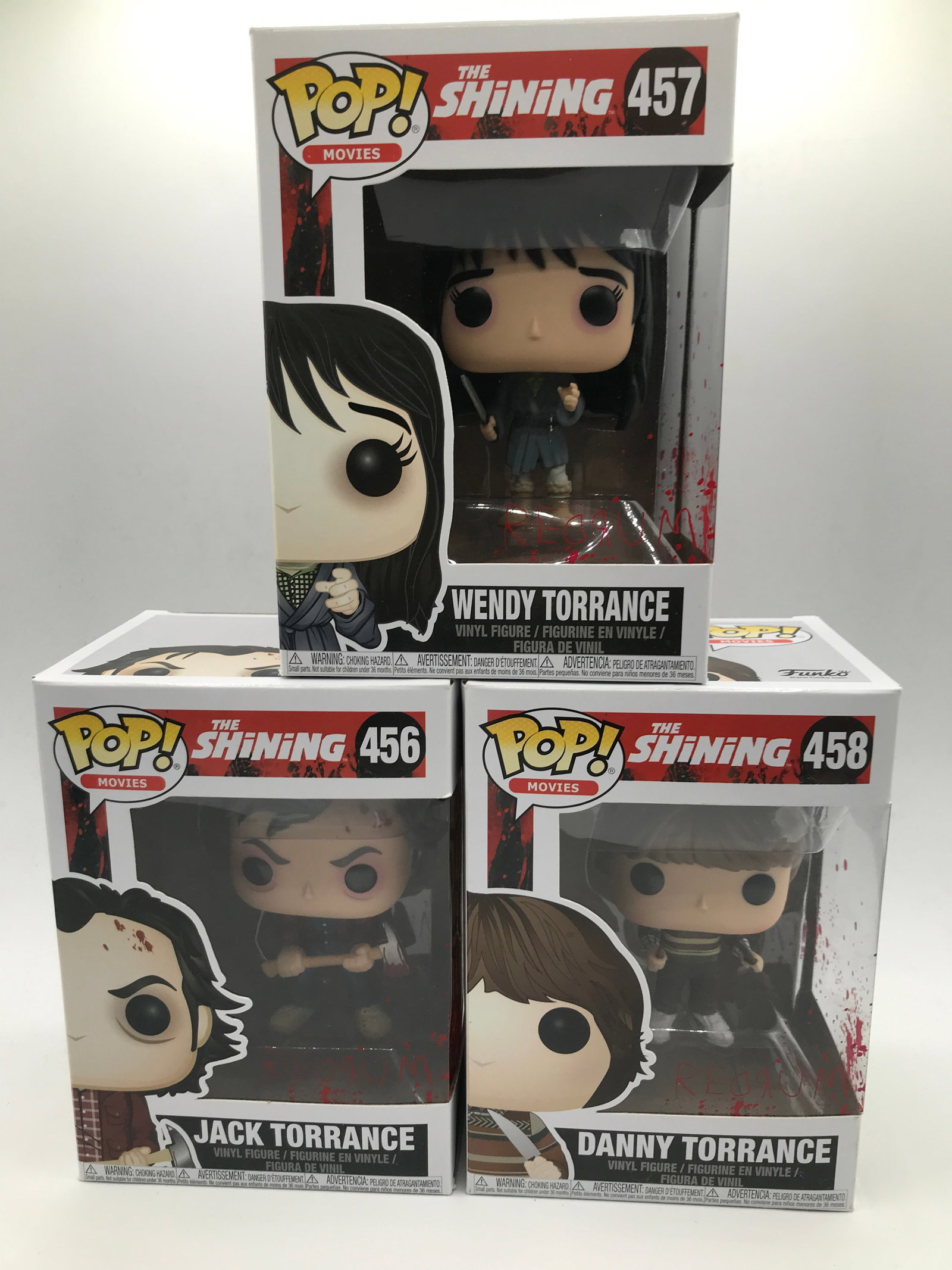 LOT OF 3 SHINING FUNKO POP IN ORIGINAL PACKAGING: Prices are in Canadian dollars