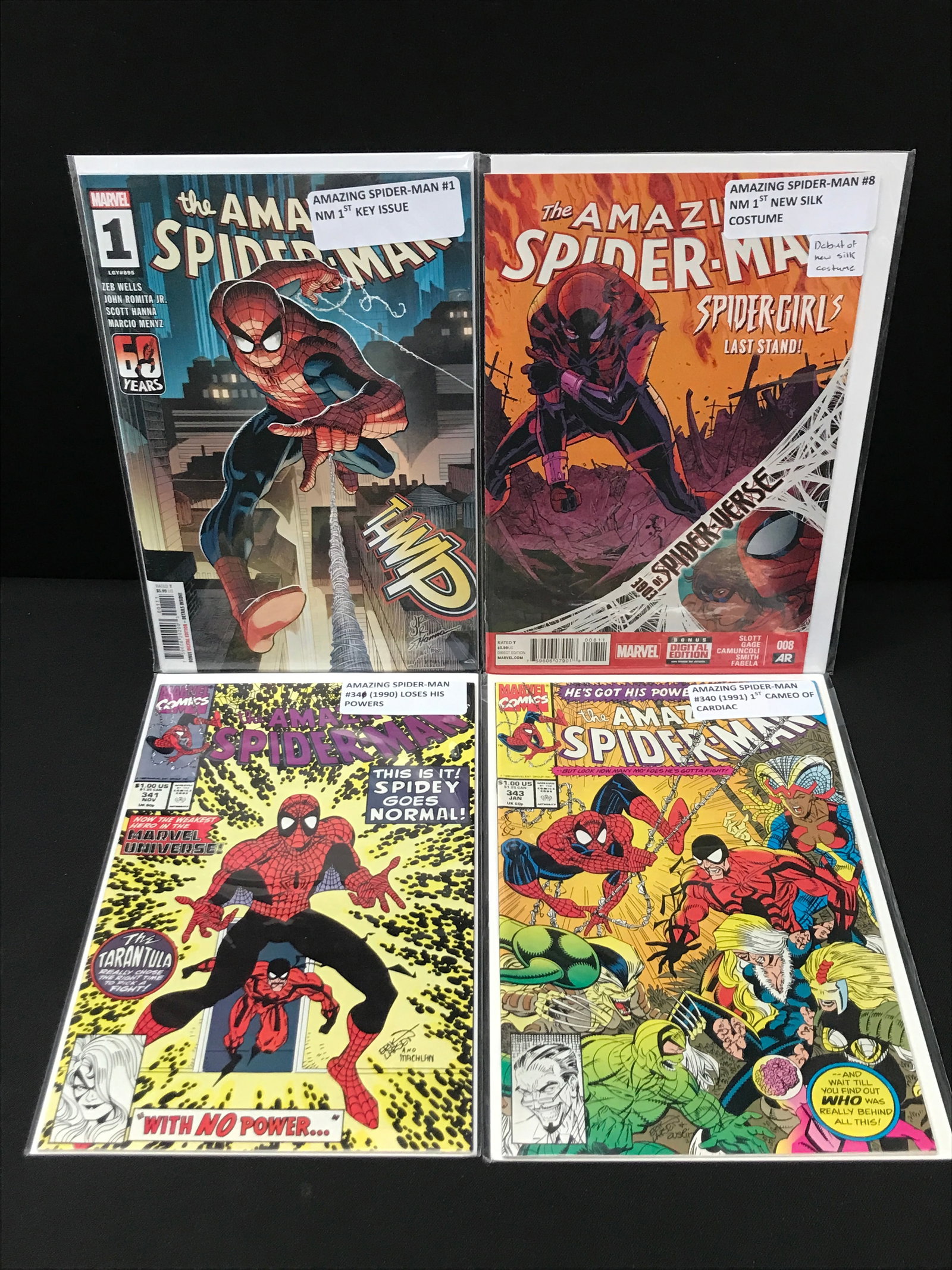 LOT OF 4 AMAZING SPIDERMAN COMICS - MARVEL COMICS (1 of 1)