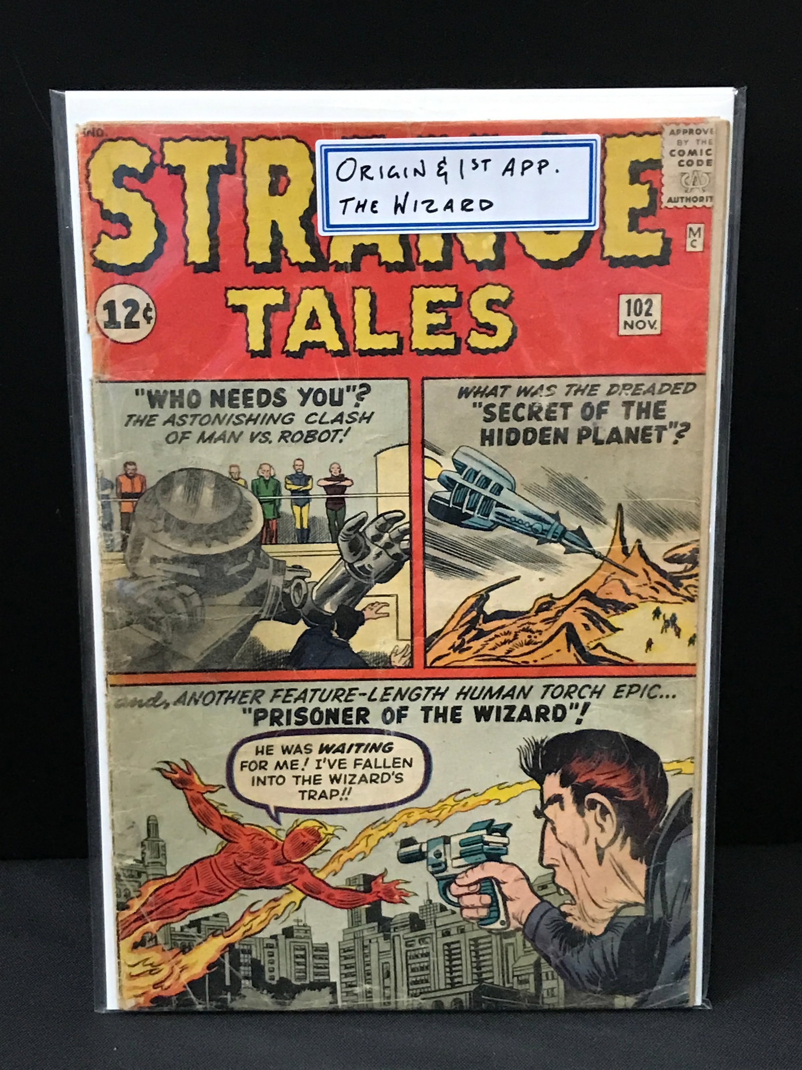 STRANGE TALES #102 1ST APP THE WIZARD - MARVEL COMICS (1 of 1)