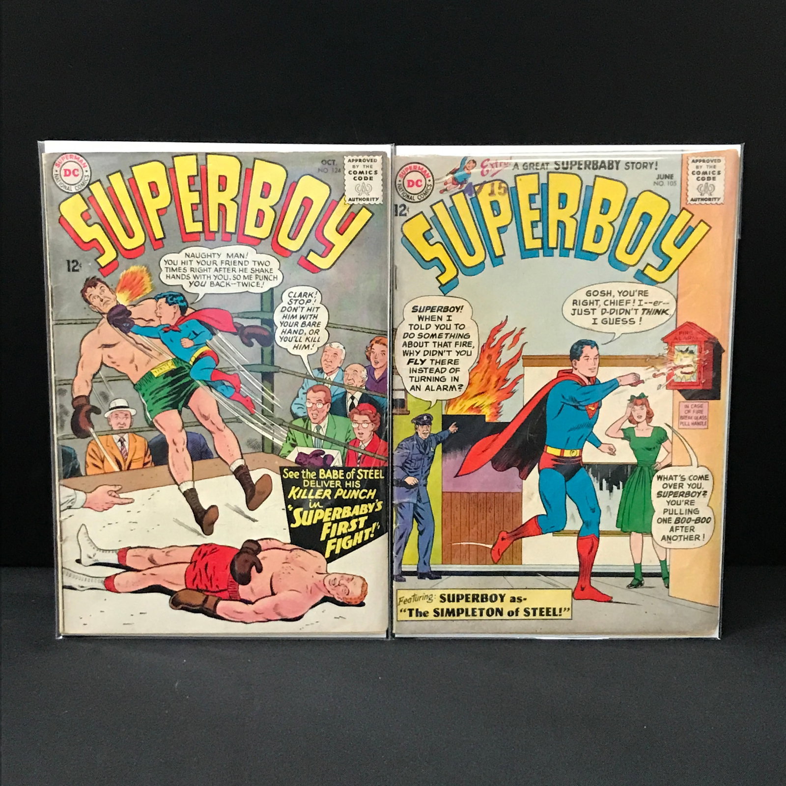LOT OF 2 SUPERBOY COMICS - DC COMICS (1 of 1)