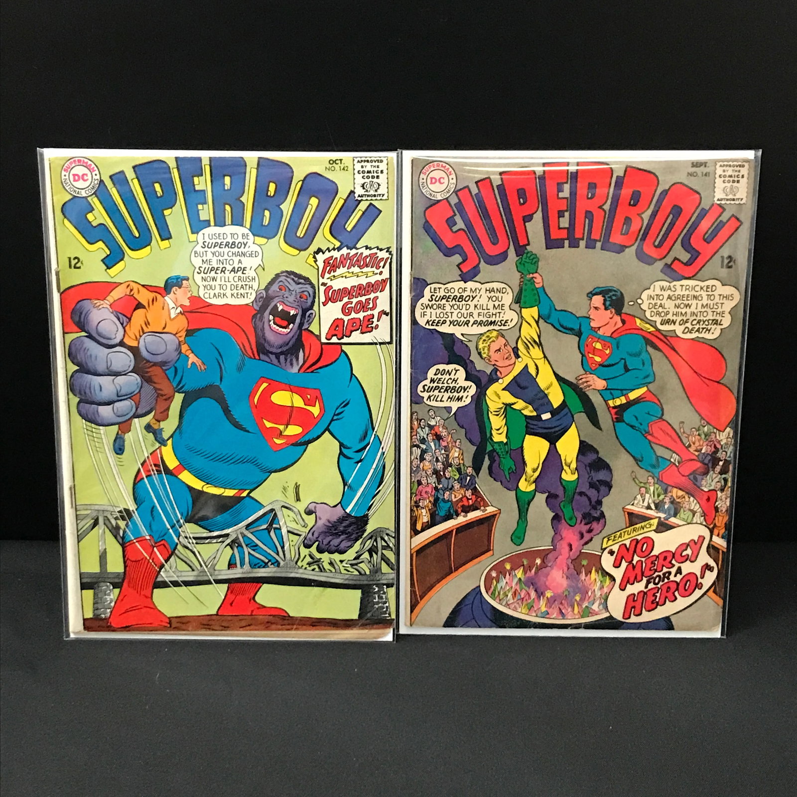 LOT OF 2 SUPERBOY COMICS #141 - #142 - DC COMICS (1 of 1)