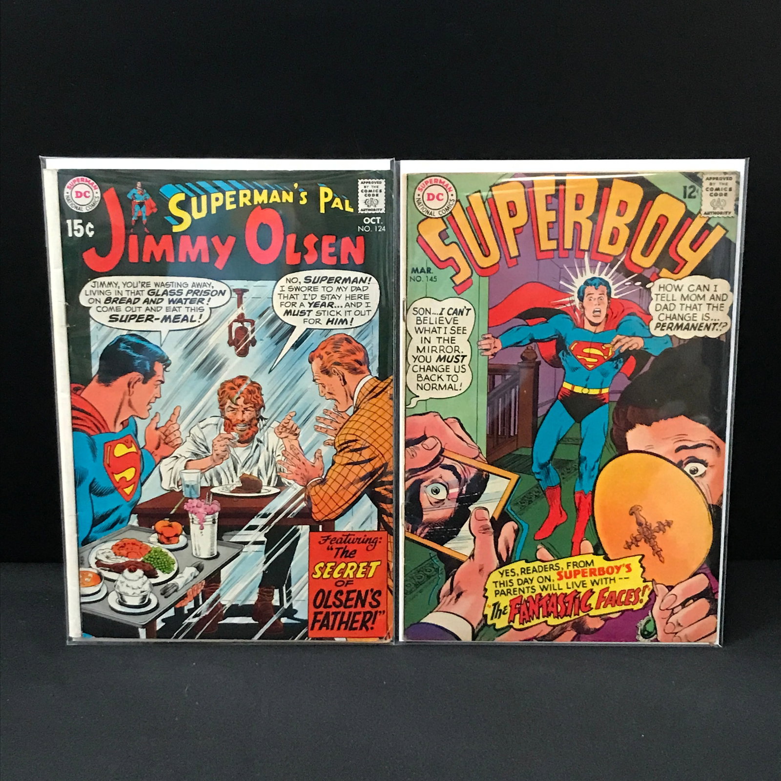 LOT OF 2 SUPERMAN / SUPERBOY COMICS - DC COMICS (1 of 1)