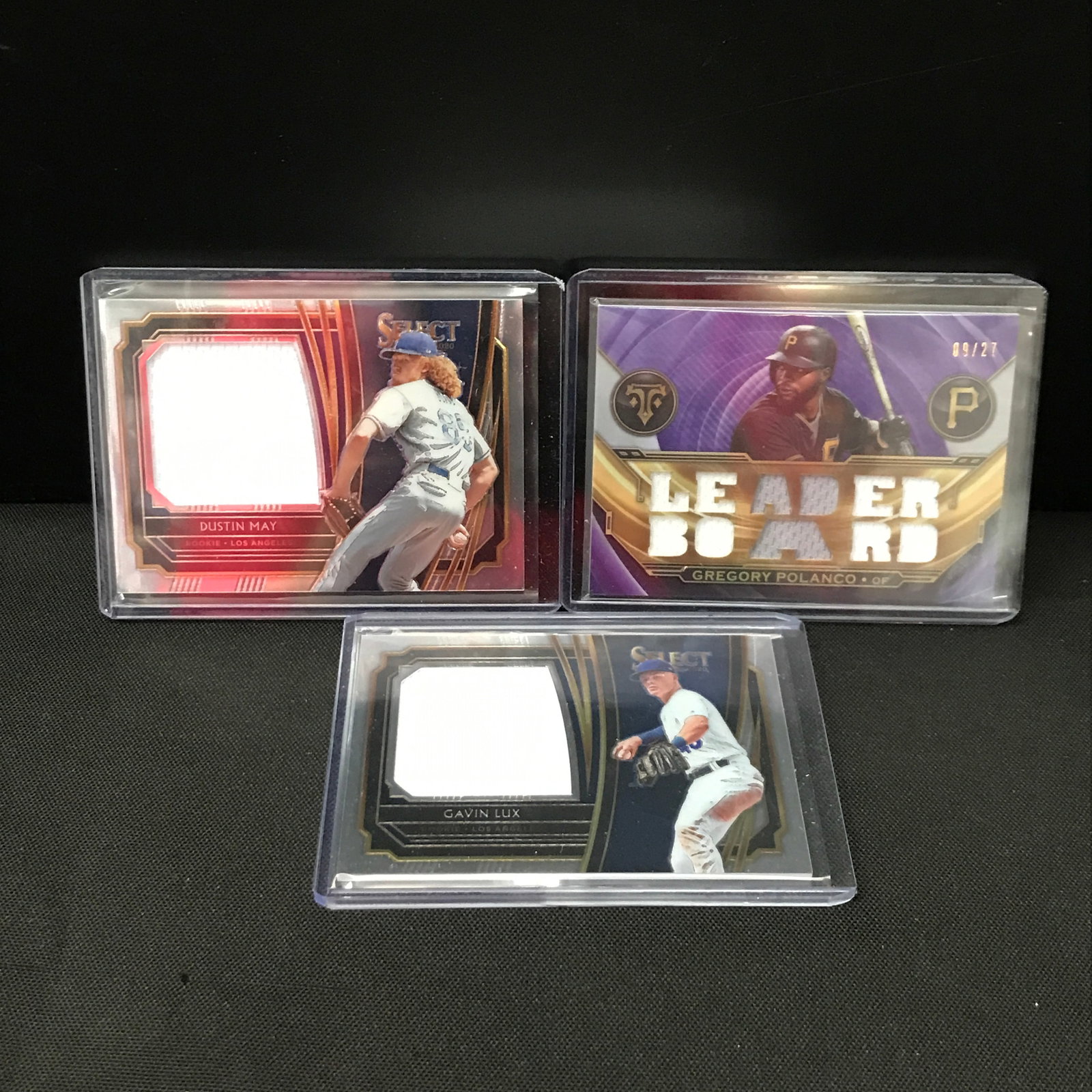 LOT OF 3 BASEBALL PATCH TRADING CARDS: Prices are in Canadian dollars