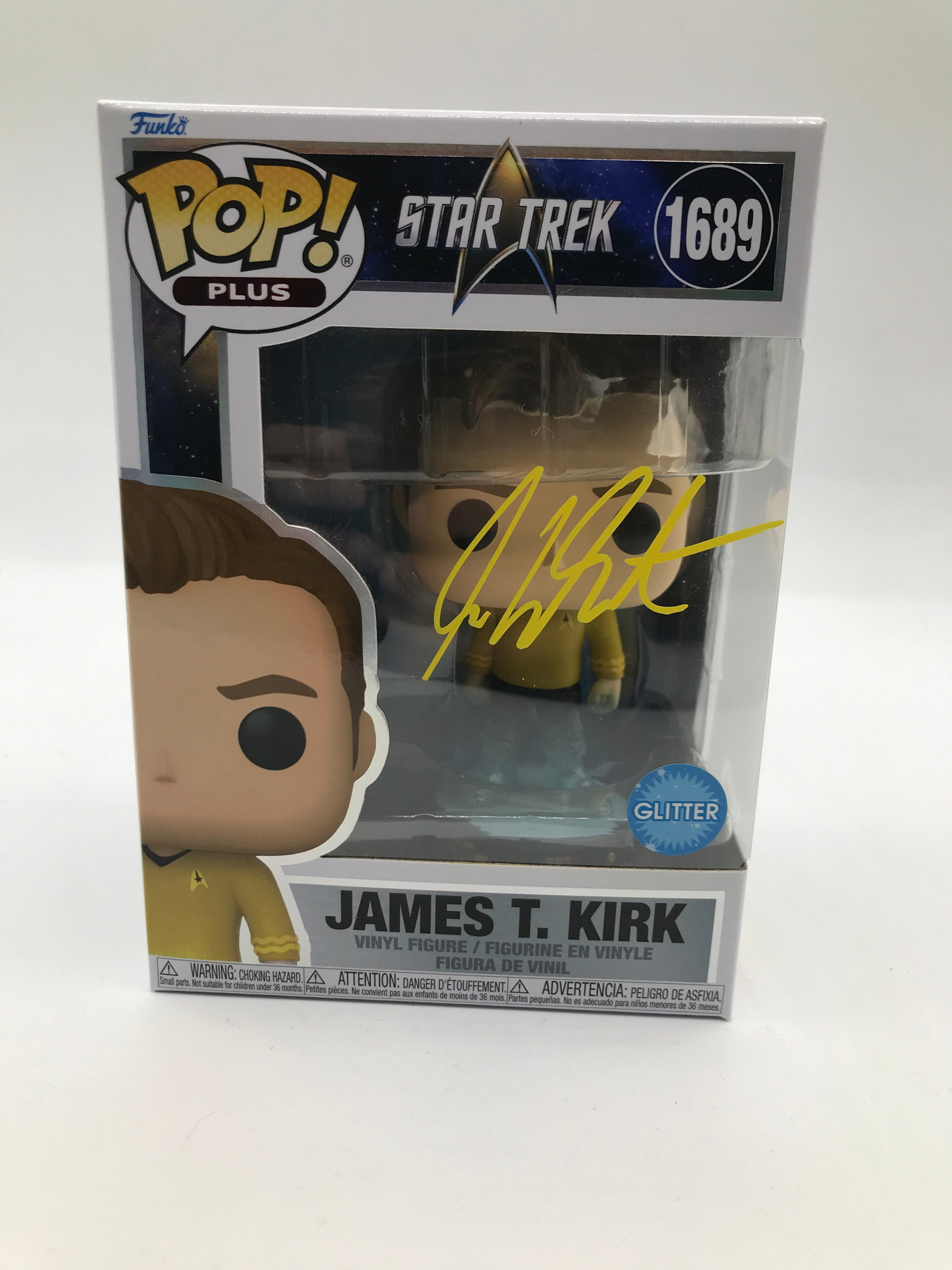 WILLIAM SHATNER SIGNED JAMES T. KIRK STAR TREK FUNKO POP - WWOC COA: Prices are in Canadian dollars
