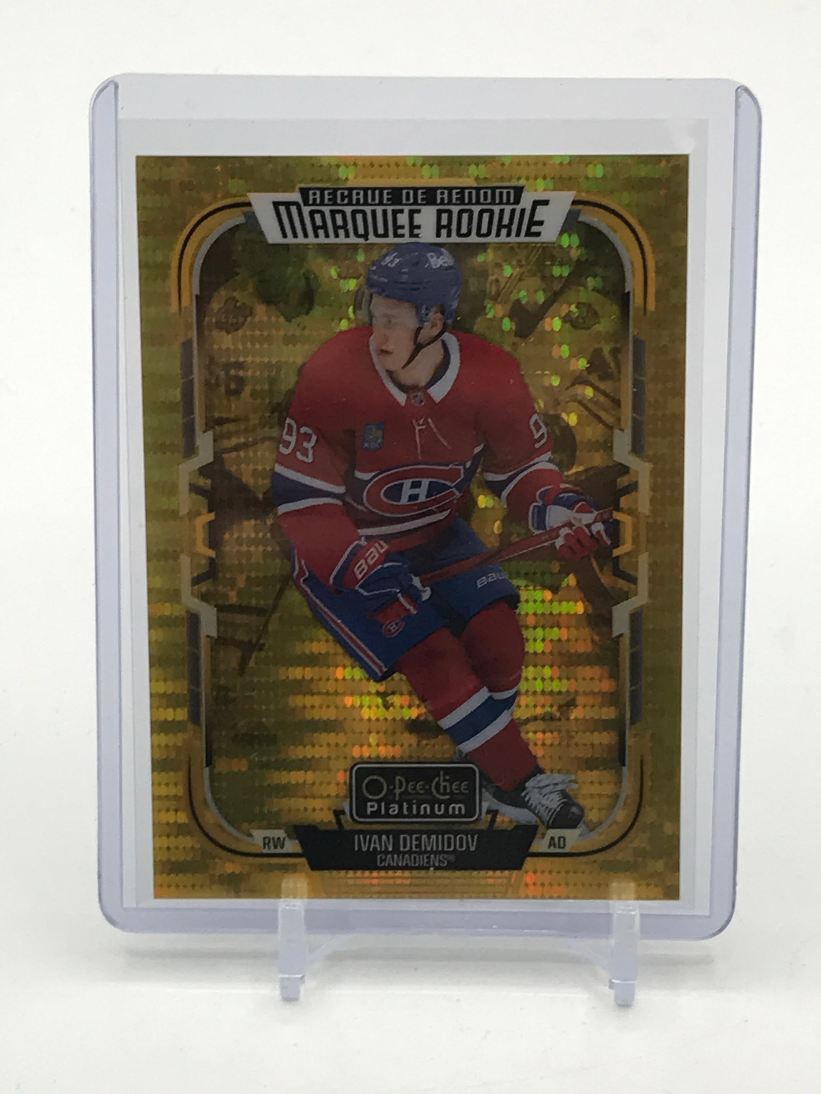 2025-26 OPC HOCKEY IVAN DEMIDOV MARQUEE ROOKIE TRADING CARD 22/50: Prices are in Canadian dollars