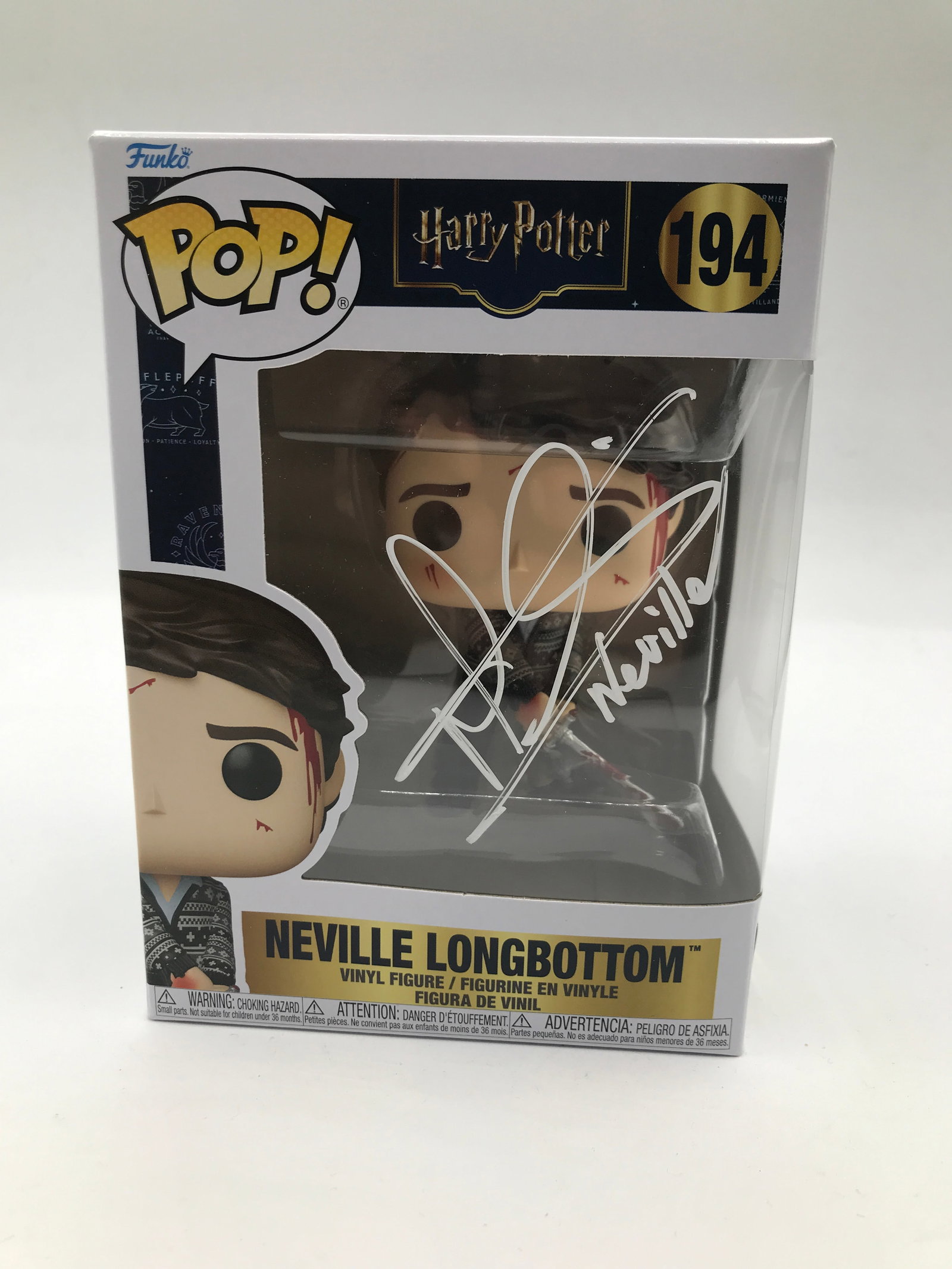 MATTHEW LEWIS SIGNED NEVILLE LONGBOTTOM HARRY POTTER FUNKO POP - WWOC COA (1 of 2)