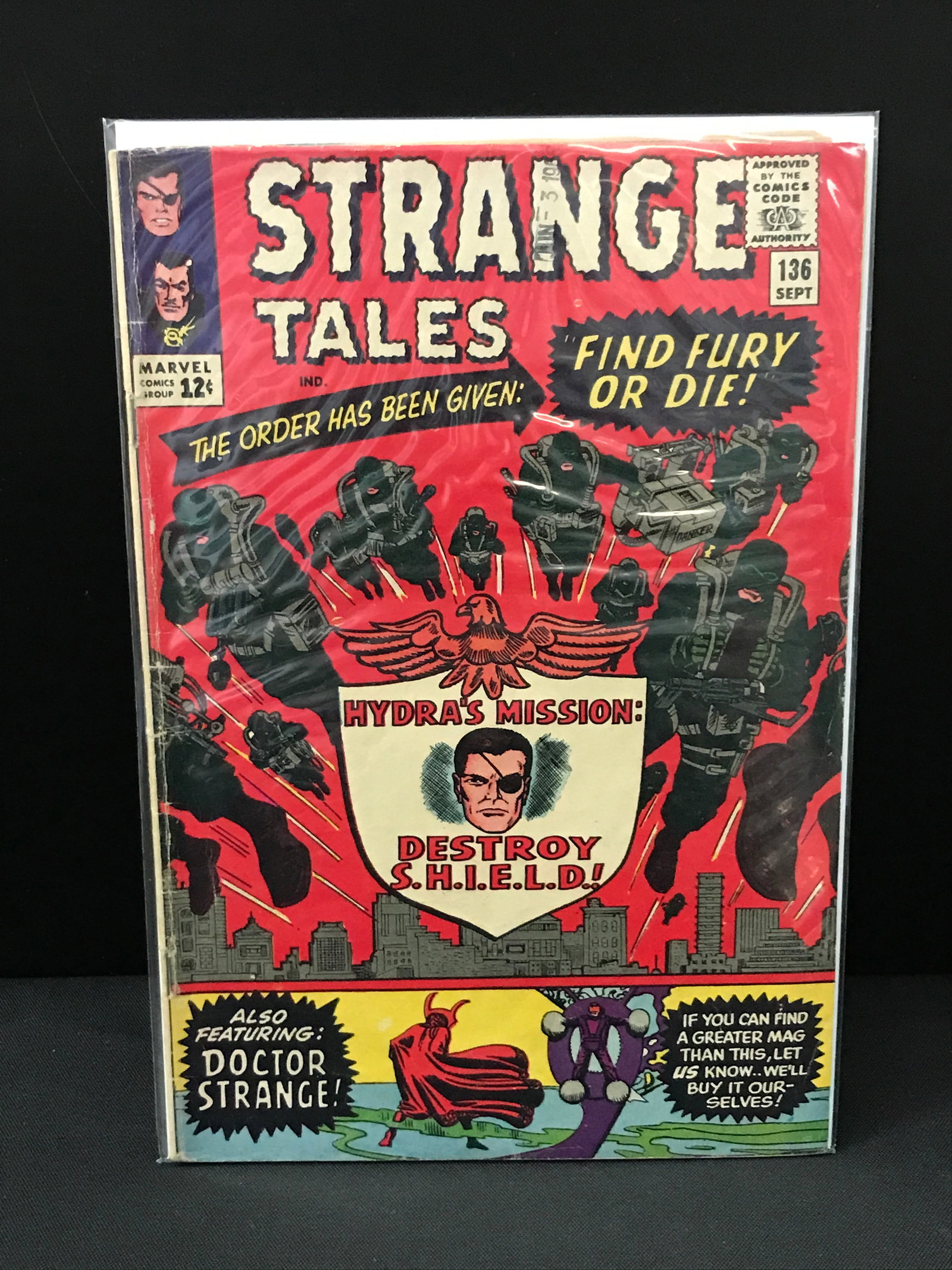STRANGE TALES #136 - MARVEL COMICS: Prices are in Canadian dollars