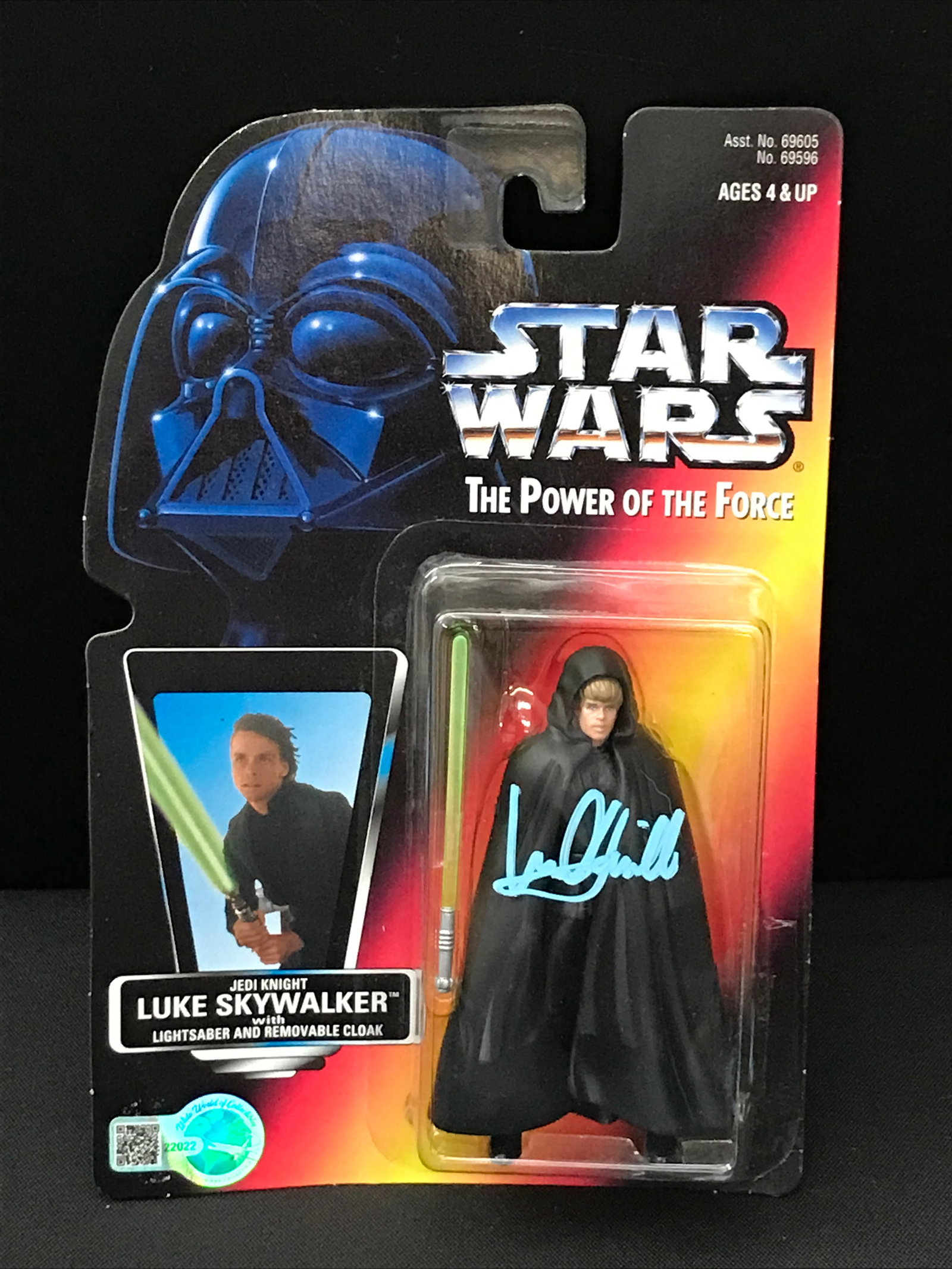 MARK HAMILL SIGNED LUKE SKYWALKER STAR WARS ACTION FIGURE - WWOC COA (1 of 1)