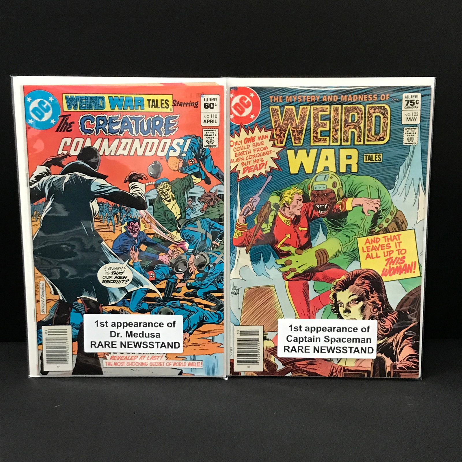 LOT OF 2 WEIRD WAR TALES BOTH WITH 1ST APPS - DC COMICS: Prices are in Canadian dollars
