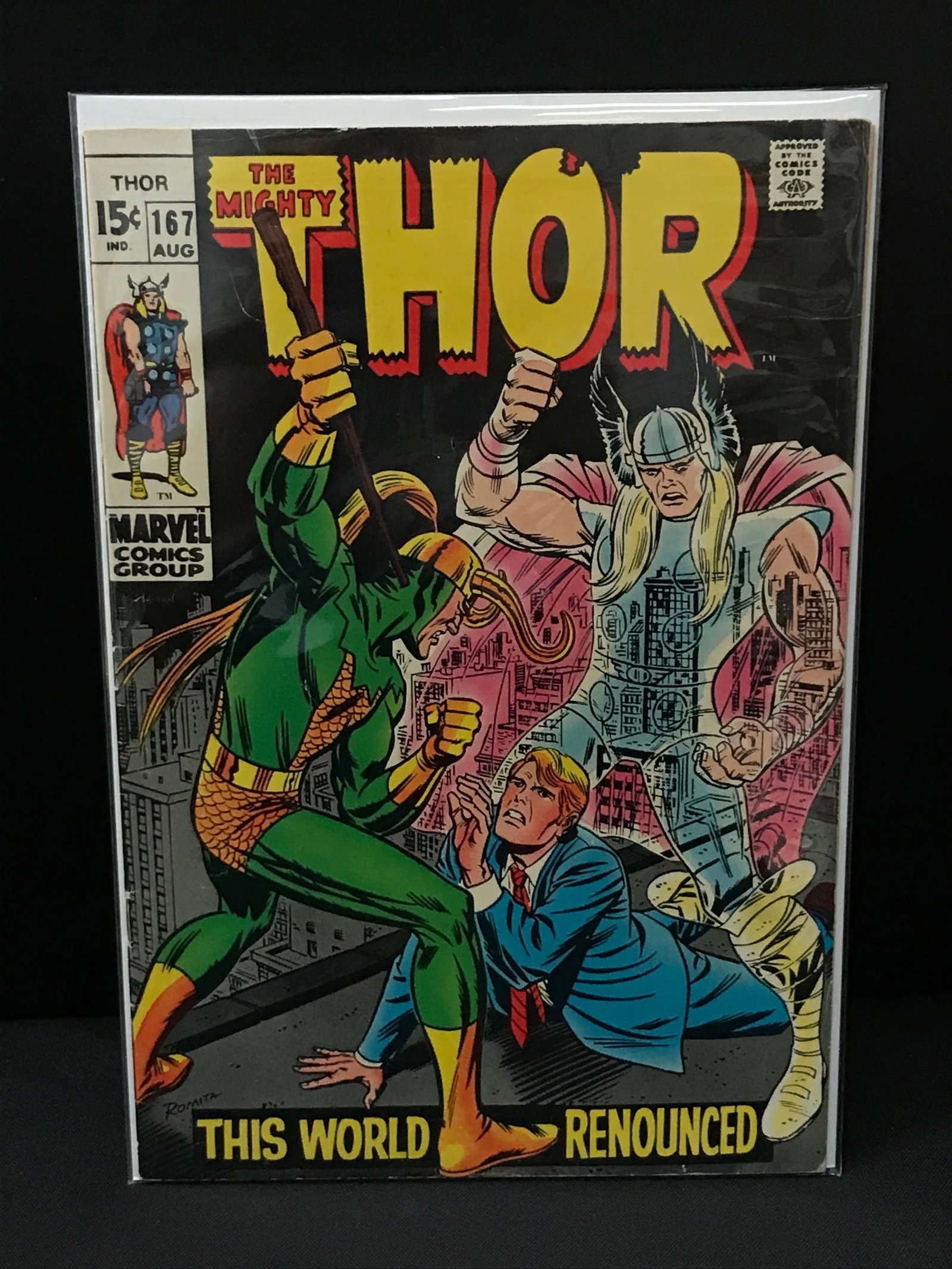 THE MIGHTY THOR #167 - MARVEL COMICS (1 of 1)
