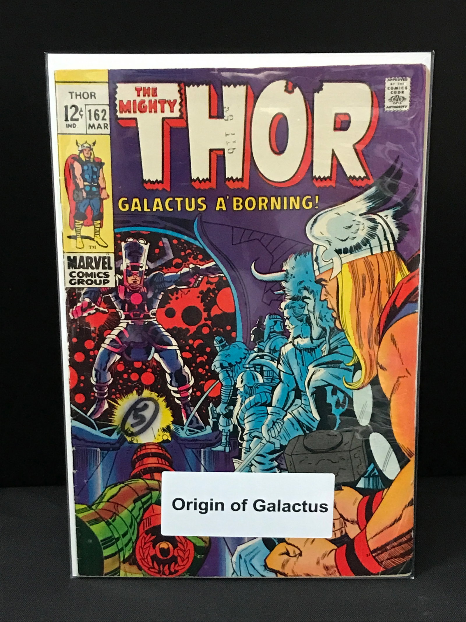 THE MIGHTY THOR #162 ORIGIN OF GALACTUS - MARVEL COMICS (1 of 1)