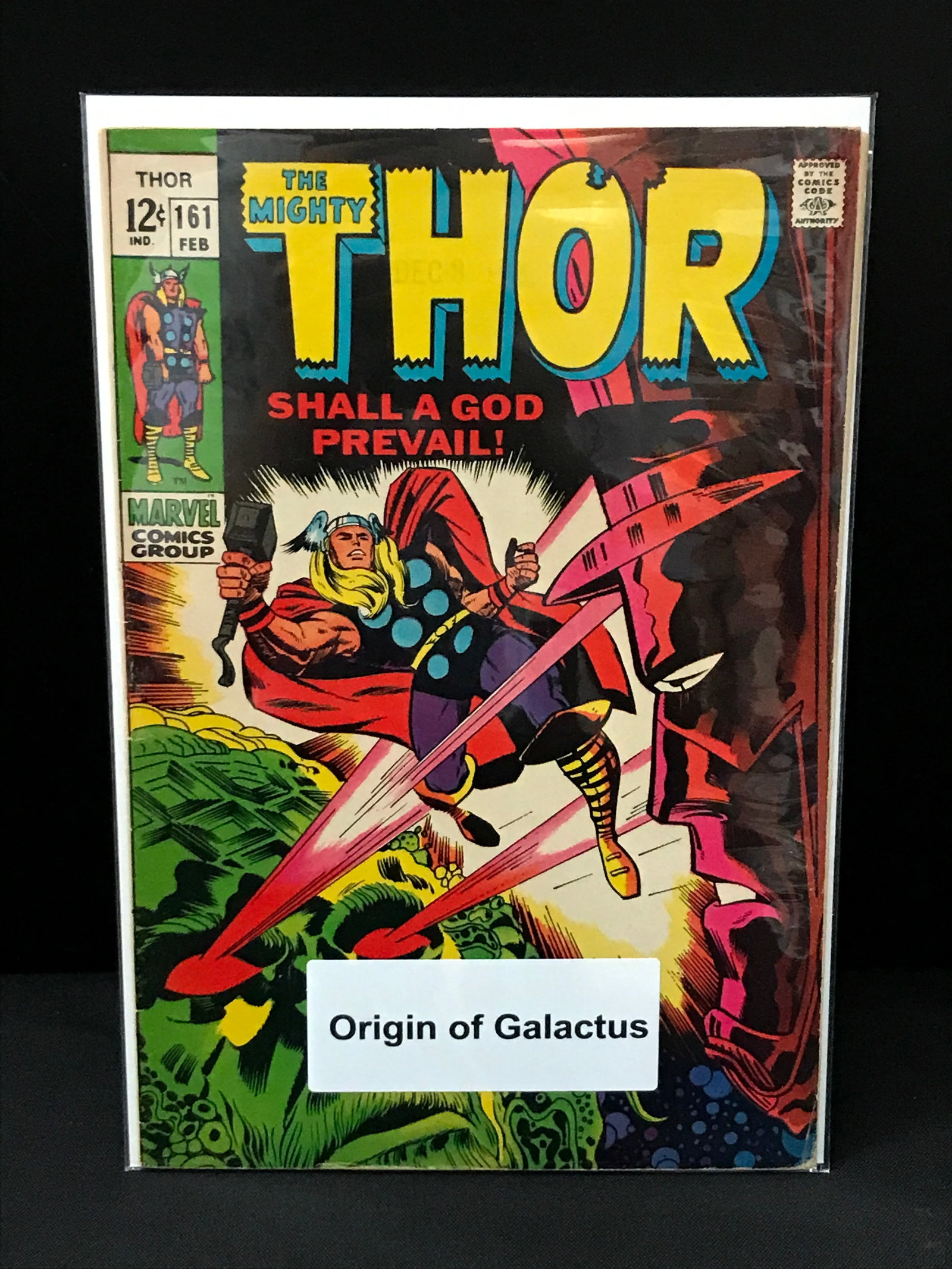 THE MIGHTY THOR #161 ORIGIN OF GALACTUS - MARVEL COMICS (1 of 1)