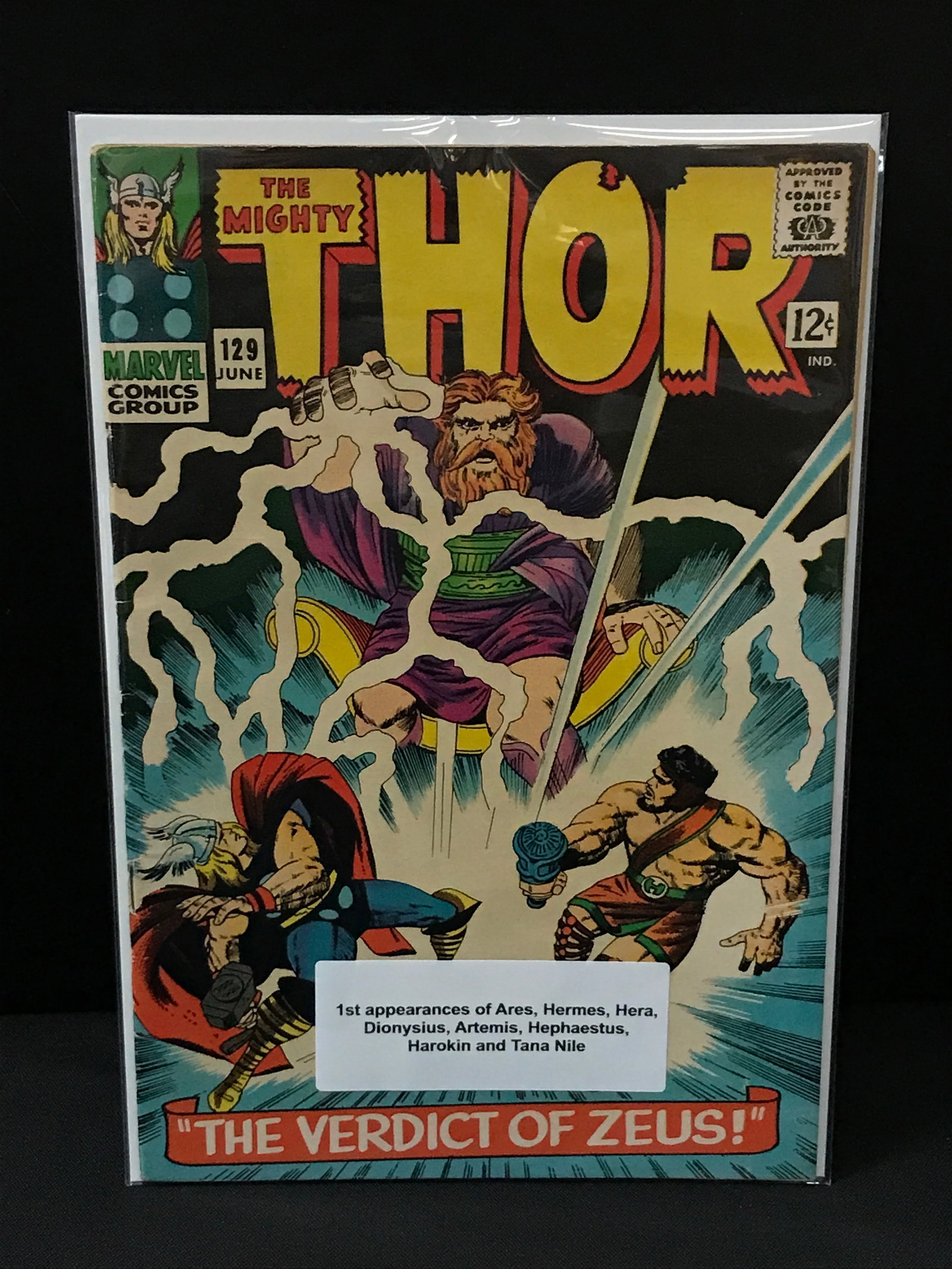 THE MIGHTY THOR #129 SEVERAL 1ST APPS - MARVEL COMICS: Prices are in Canadian dollars