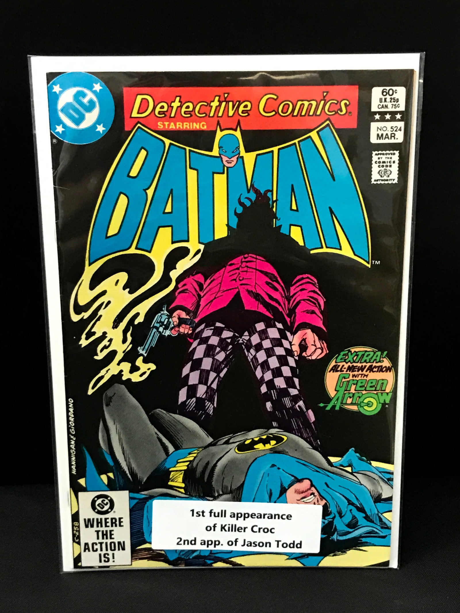 DETECTIVE COMICS #524 1ST APP KILLER CROC - DC COMICS (1 of 1)