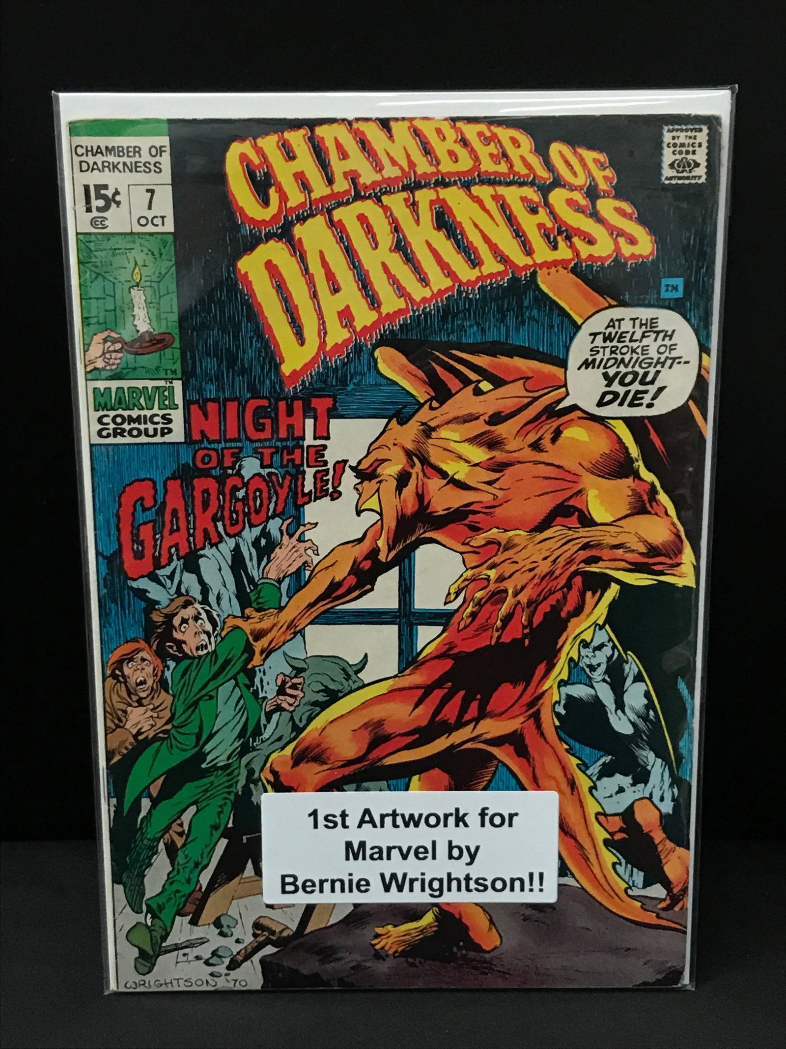 CHAMBER OF DARKNESS #7 1ST ARTWORK BY BERNIE WRIGHTSON FOR MARVEL - MARVEL COMICS (1 of 1)